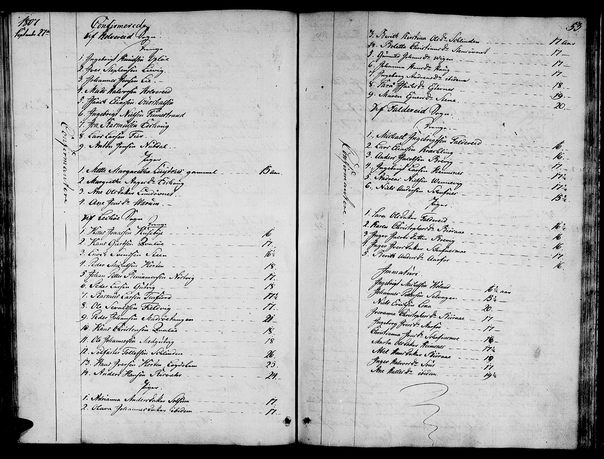 Ministerialprotokoller, klokkerbøker og fødselsregistre - Nord-Trøndelag, SAT/A-1458/780/L0633: Parish register (official) no. 780A02 /1, 1787-1814, p. 53
