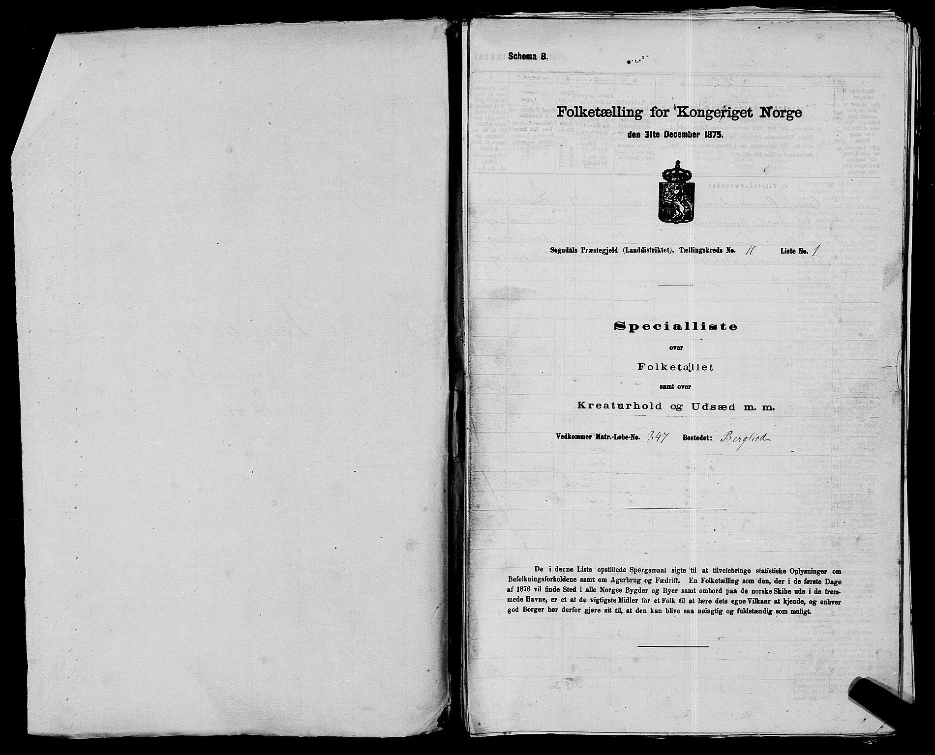 SAST, 1875 census for 1111L Sokndal/Sokndal, 1875, p. 933