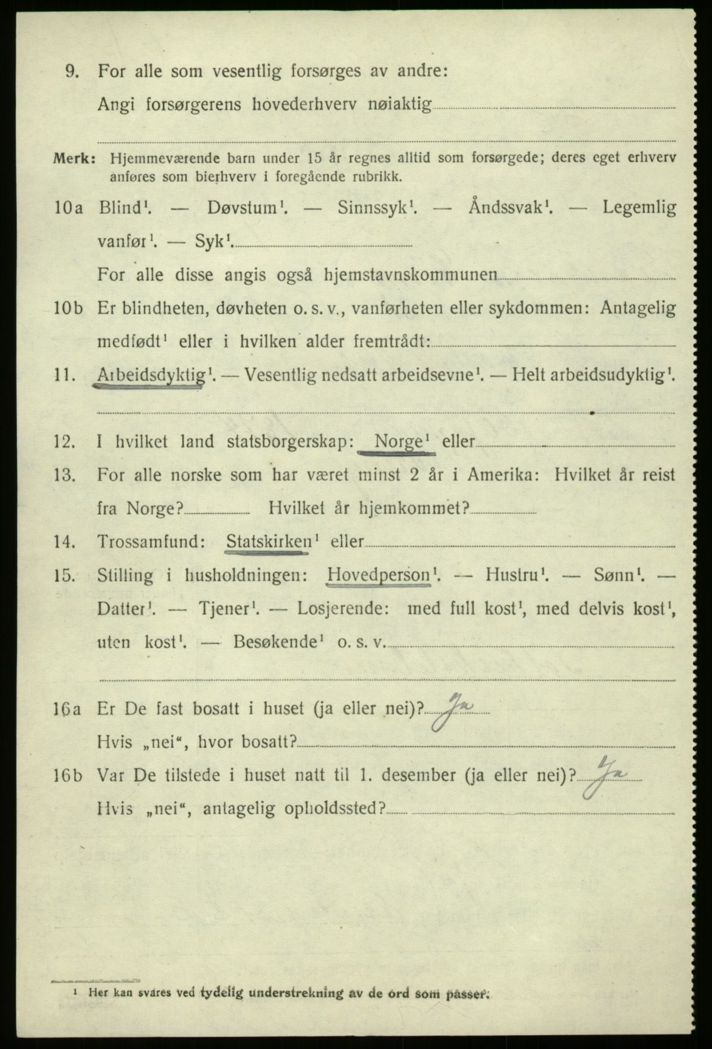 SAB, 1920 census for Kinn, 1920, p. 11130