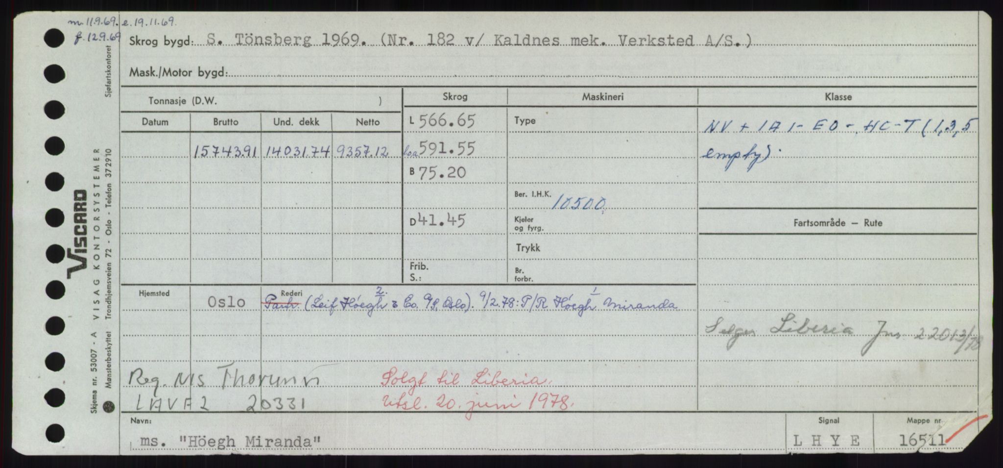 Sjøfartsdirektoratet med forløpere, Skipsmålingen, AV/RA-S-1627/H/Hd/L0017: Fartøy, Holi-Hå, p. 401