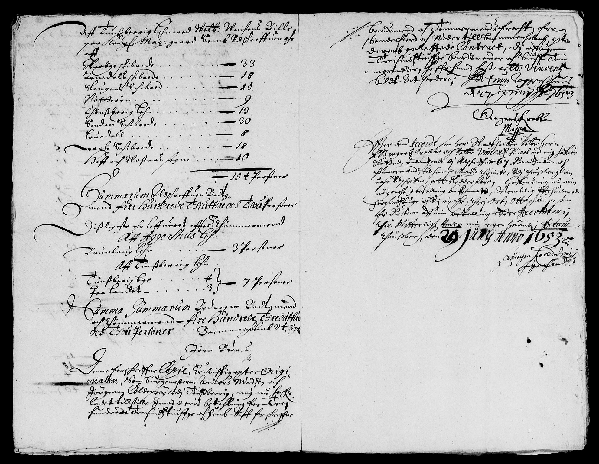 Rentekammeret inntil 1814, Reviderte regnskaper, Lensregnskaper, AV/RA-EA-5023/R/Rb/Rbo/L0031: Tønsberg len, 1651-1654