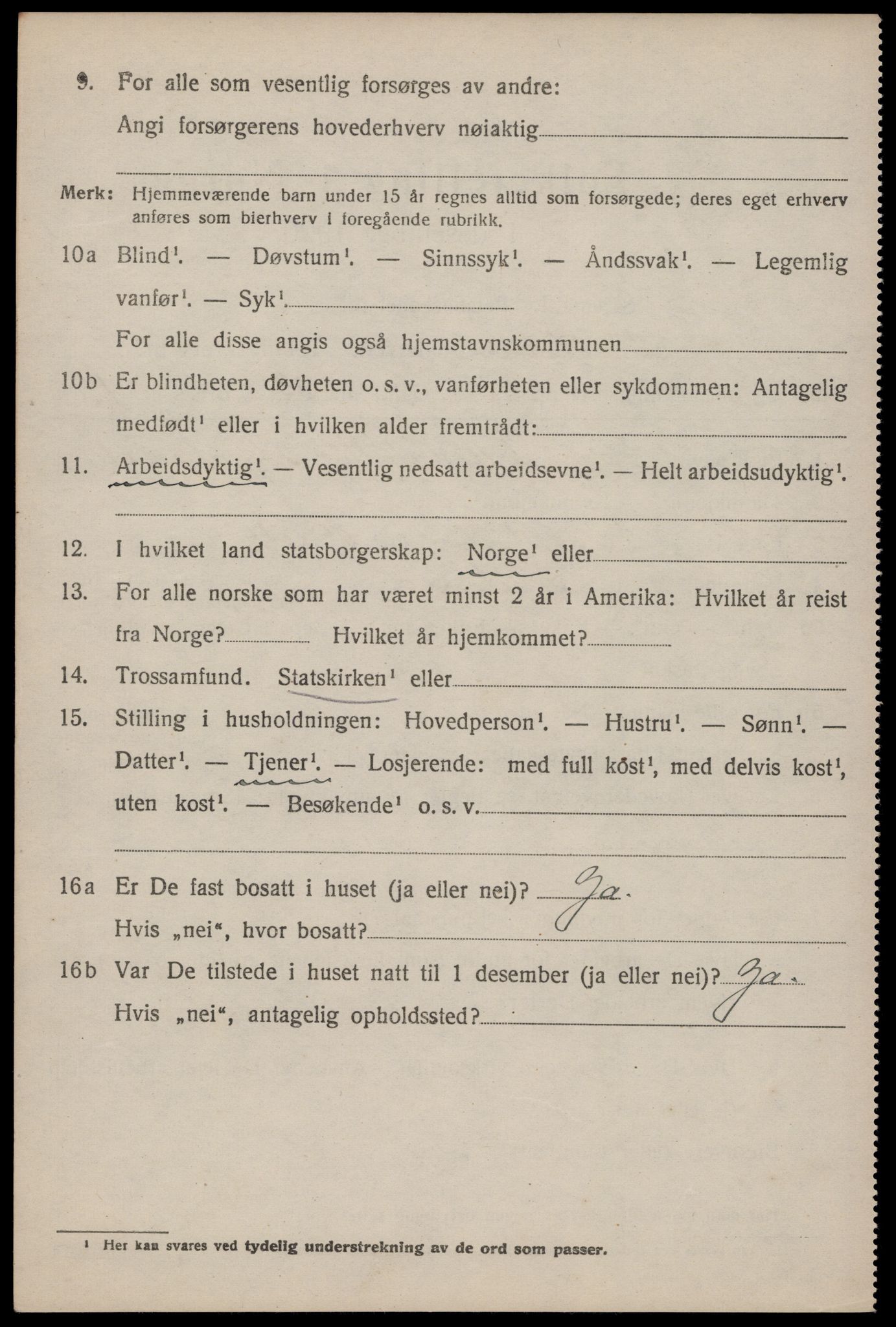 SAKO, 1920 census for Kviteseid, 1920, p. 4662