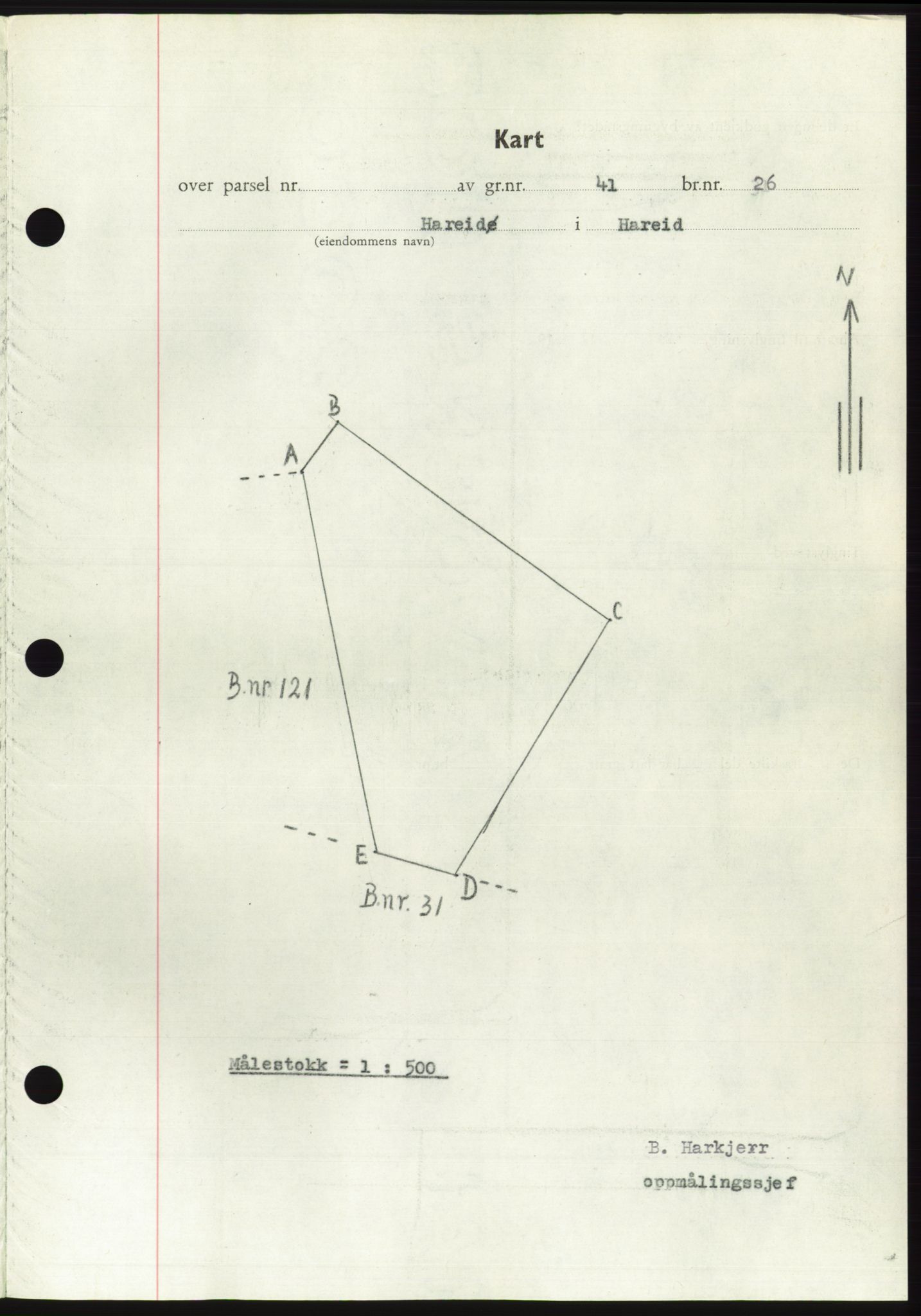 Søre Sunnmøre sorenskriveri, AV/SAT-A-4122/1/2/2C/L0099: Mortgage book no. 25A, 1954-1954, Diary no: : 3200/1954