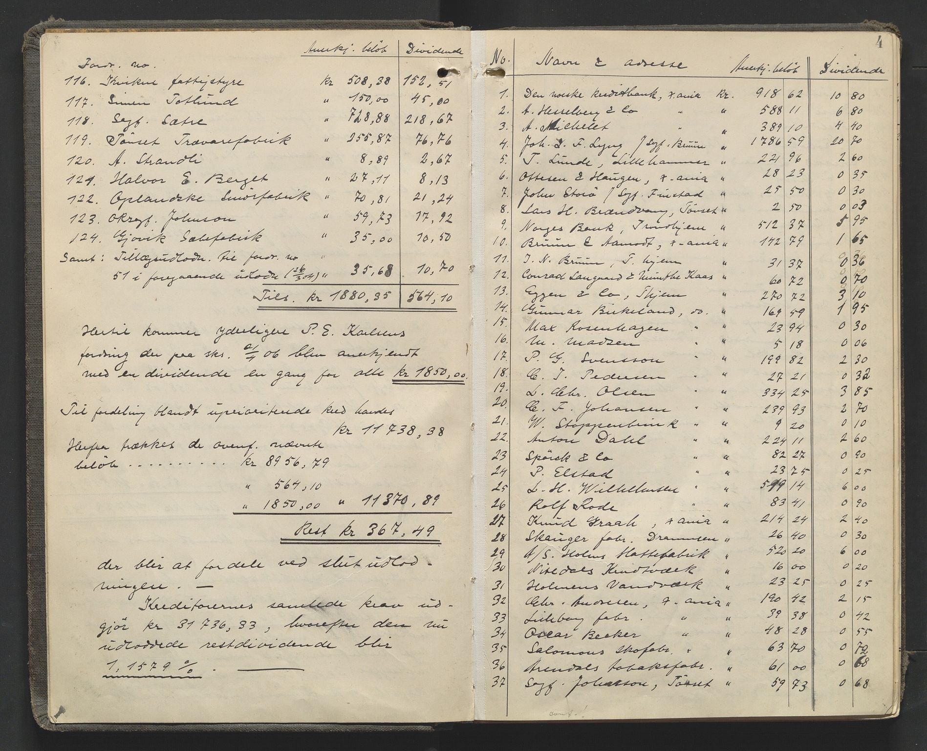 Nord-Østerdal tingrett, AV/SAH-TING-020/J/Jd/L0006: Skifteutlodningsprotokoll, 1907-1920, p. 4