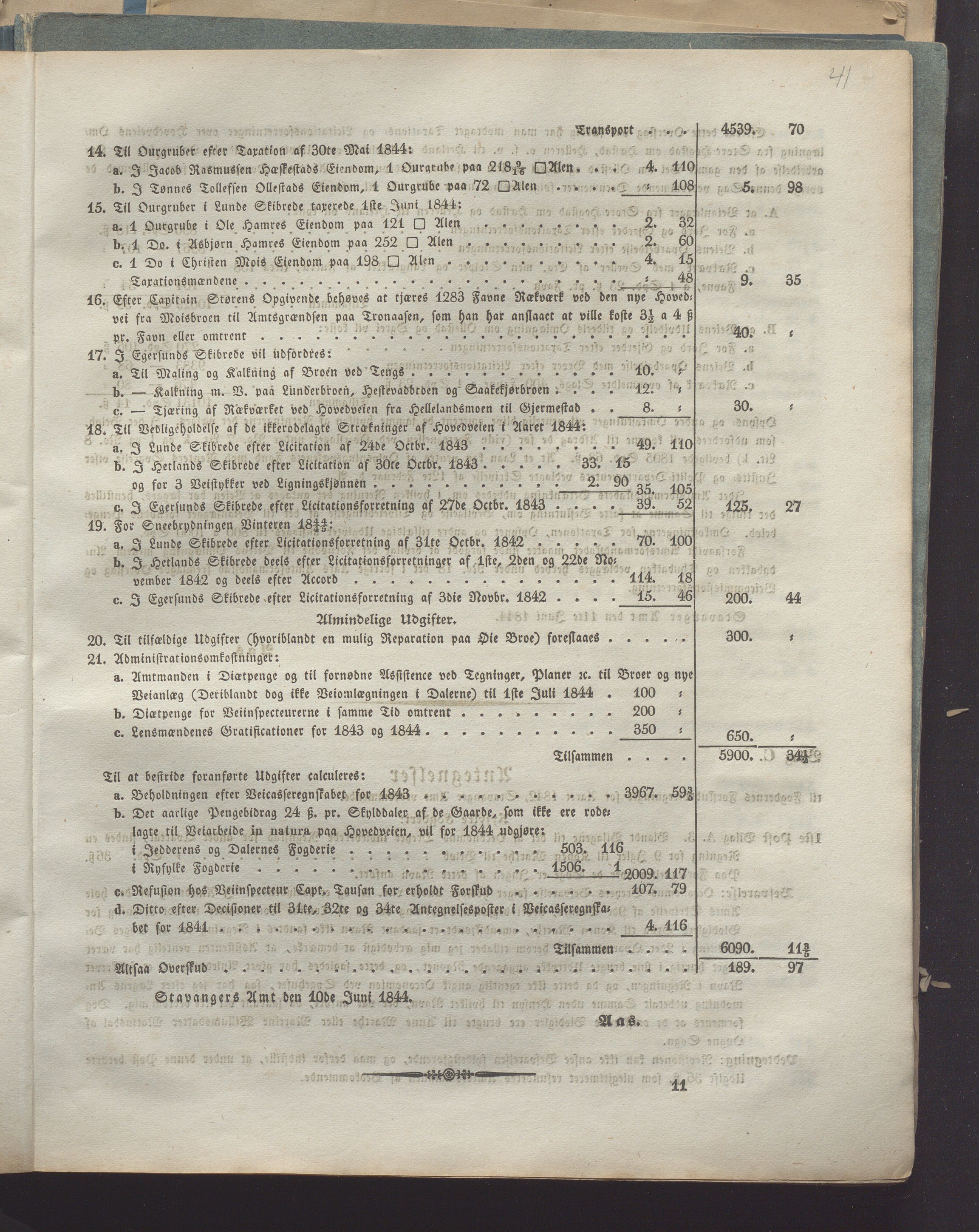 Rogaland fylkeskommune - Fylkesrådmannen , IKAR/A-900/A, 1838-1848, p. 142