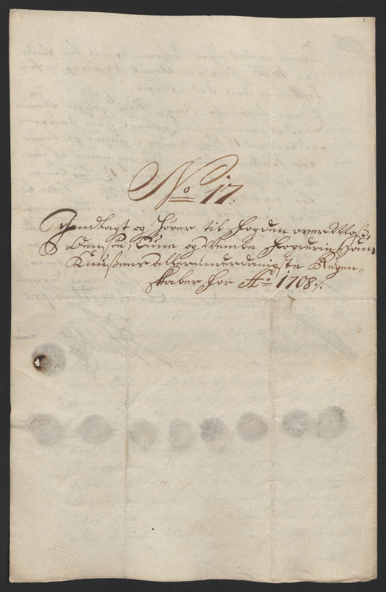 Rentekammeret inntil 1814, Reviderte regnskaper, Fogderegnskap, AV/RA-EA-4092/R04/L0134: Fogderegnskap Moss, Onsøy, Tune, Veme og Åbygge, 1707-1708, p. 371