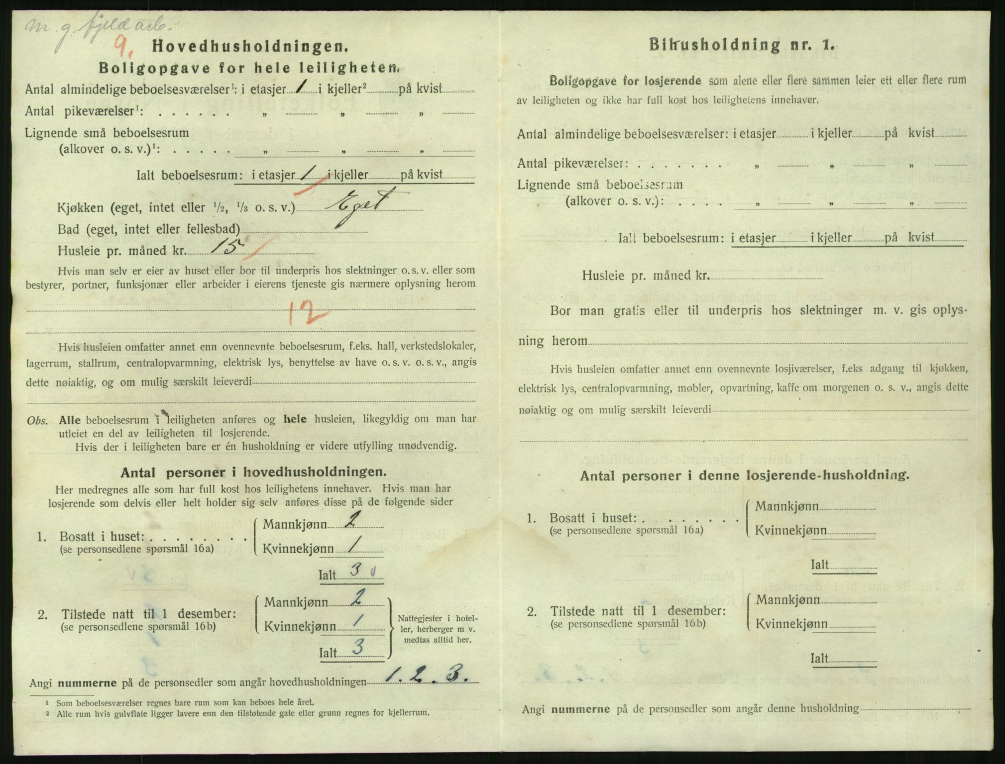 SAKO, 1920 census for Brevik, 1920, p. 2137