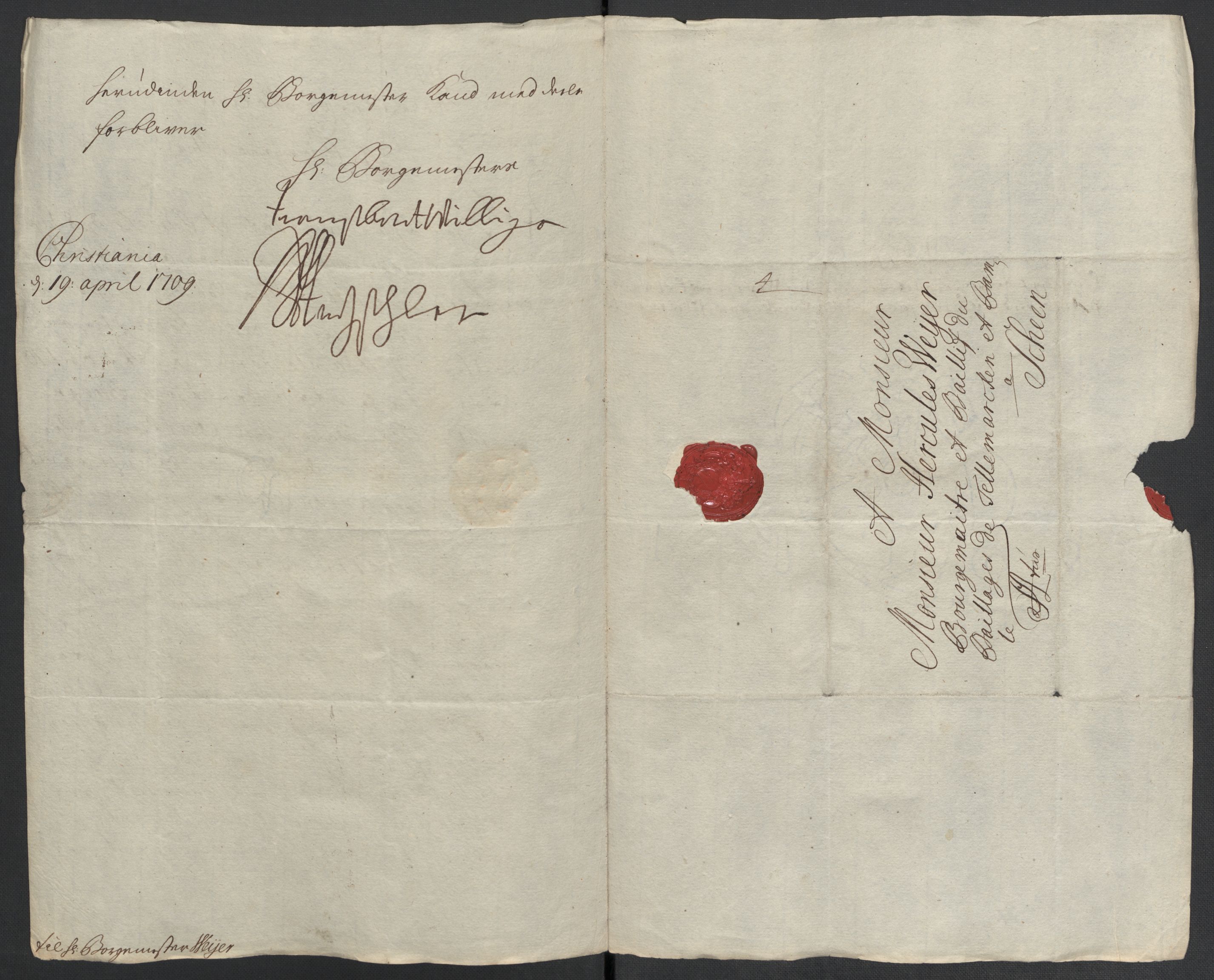 Rentekammeret inntil 1814, Reviderte regnskaper, Fogderegnskap, AV/RA-EA-4092/R36/L2115: Fogderegnskap Øvre og Nedre Telemark og Bamble, 1705, p. 256