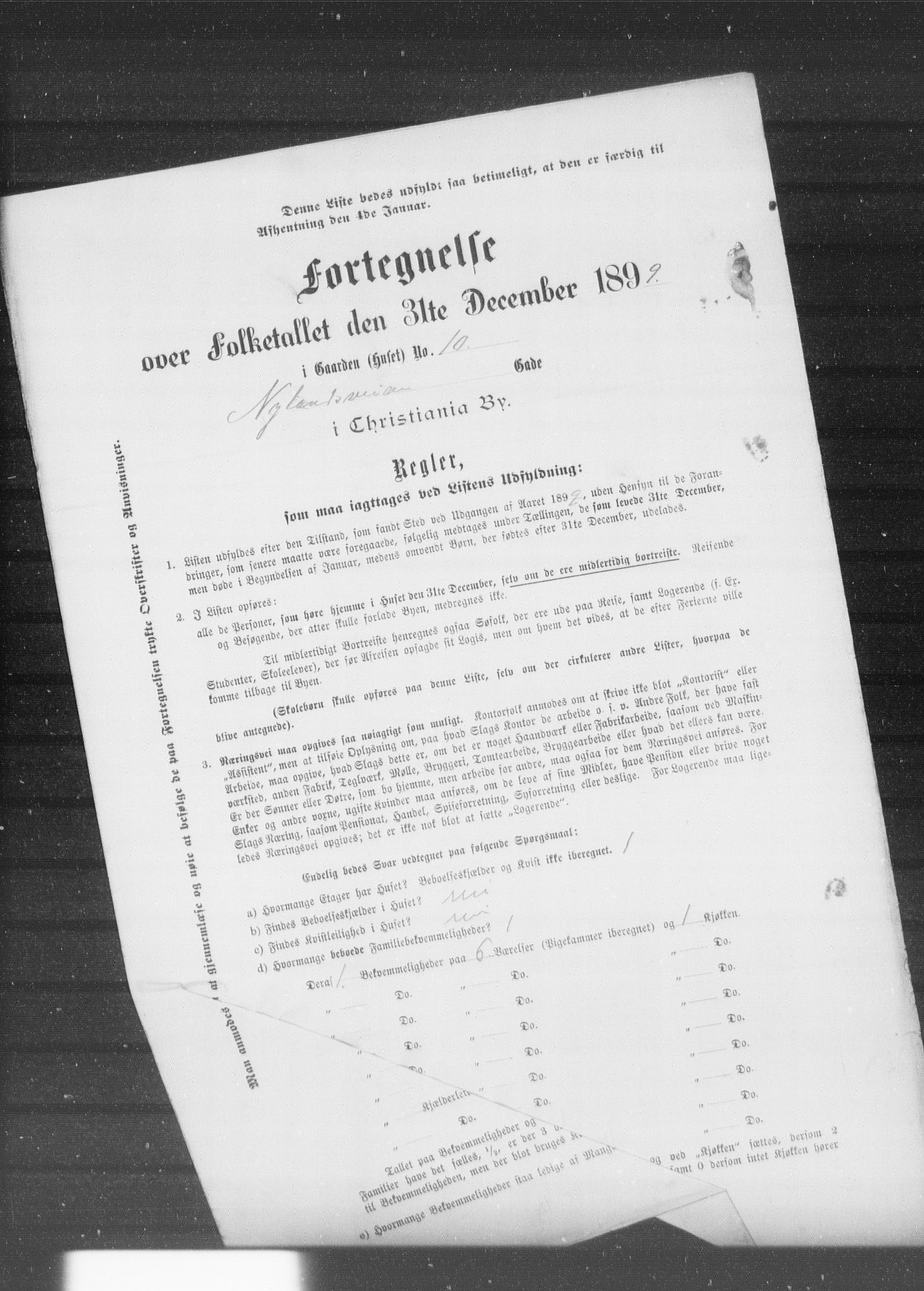 OBA, Municipal Census 1899 for Kristiania, 1899, p. 9633