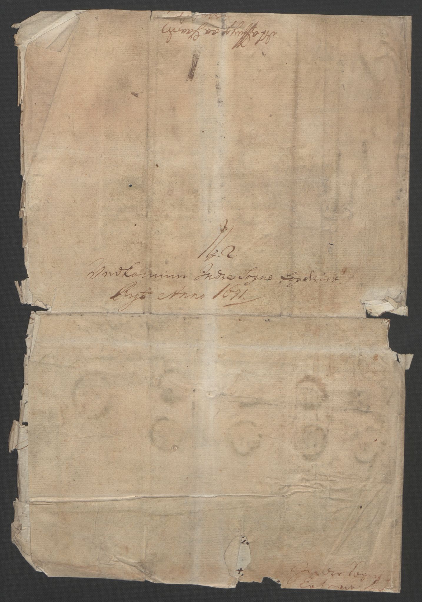 Rentekammeret inntil 1814, Reviderte regnskaper, Fogderegnskap, AV/RA-EA-4092/R52/L3306: Fogderegnskap Sogn, 1691-1692, p. 245