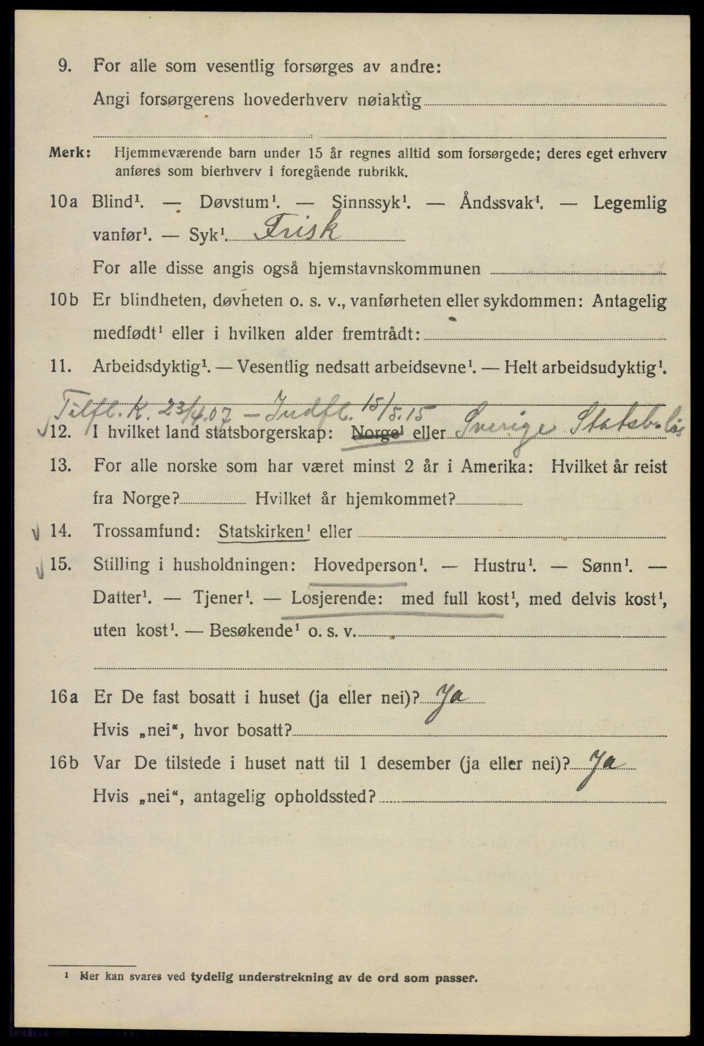 SAO, 1920 census for Kristiania, 1920, p. 272078