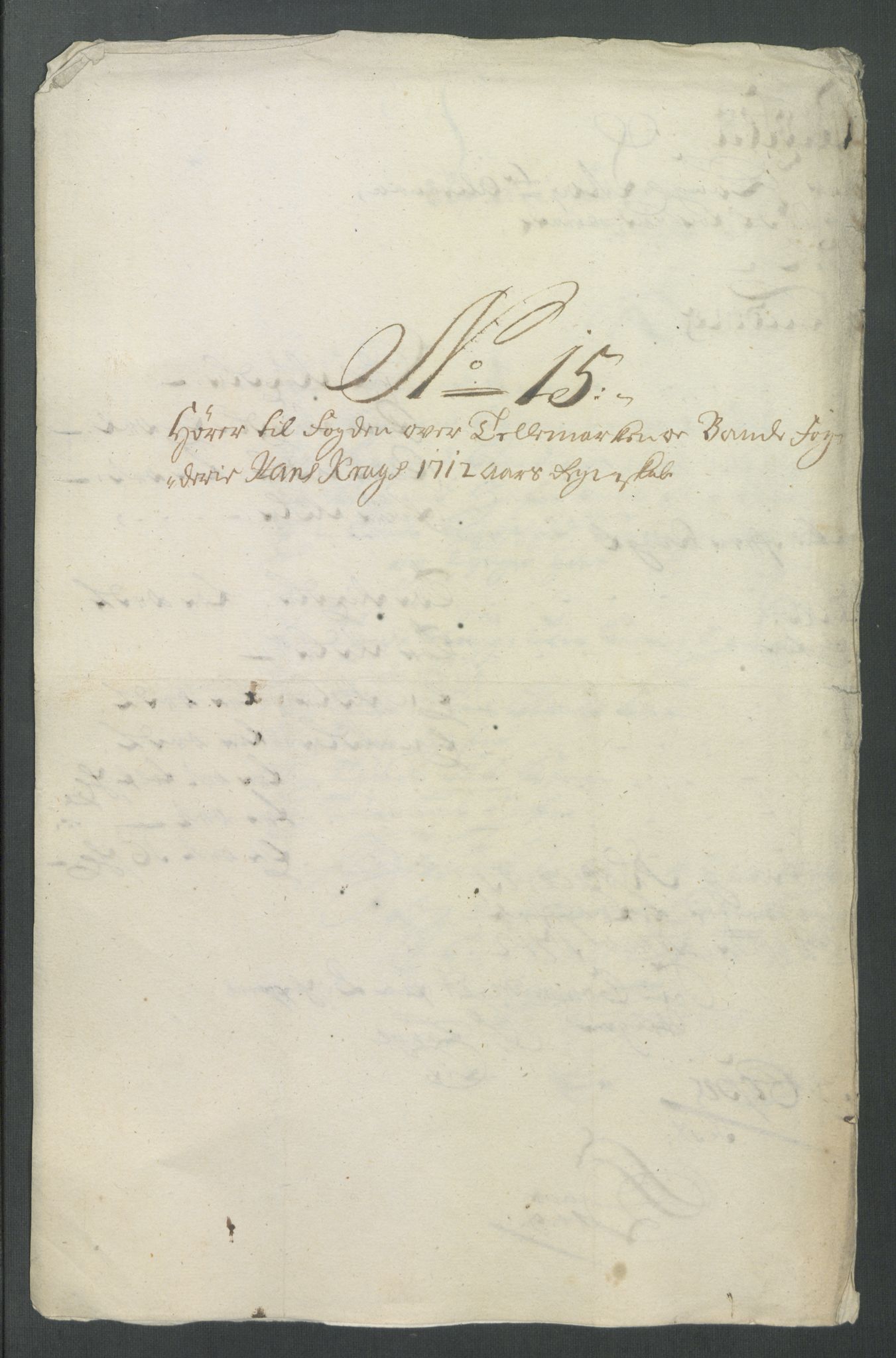 Rentekammeret inntil 1814, Reviderte regnskaper, Fogderegnskap, AV/RA-EA-4092/R36/L2123: Fogderegnskap Øvre og Nedre Telemark og Bamble, 1712, p. 145