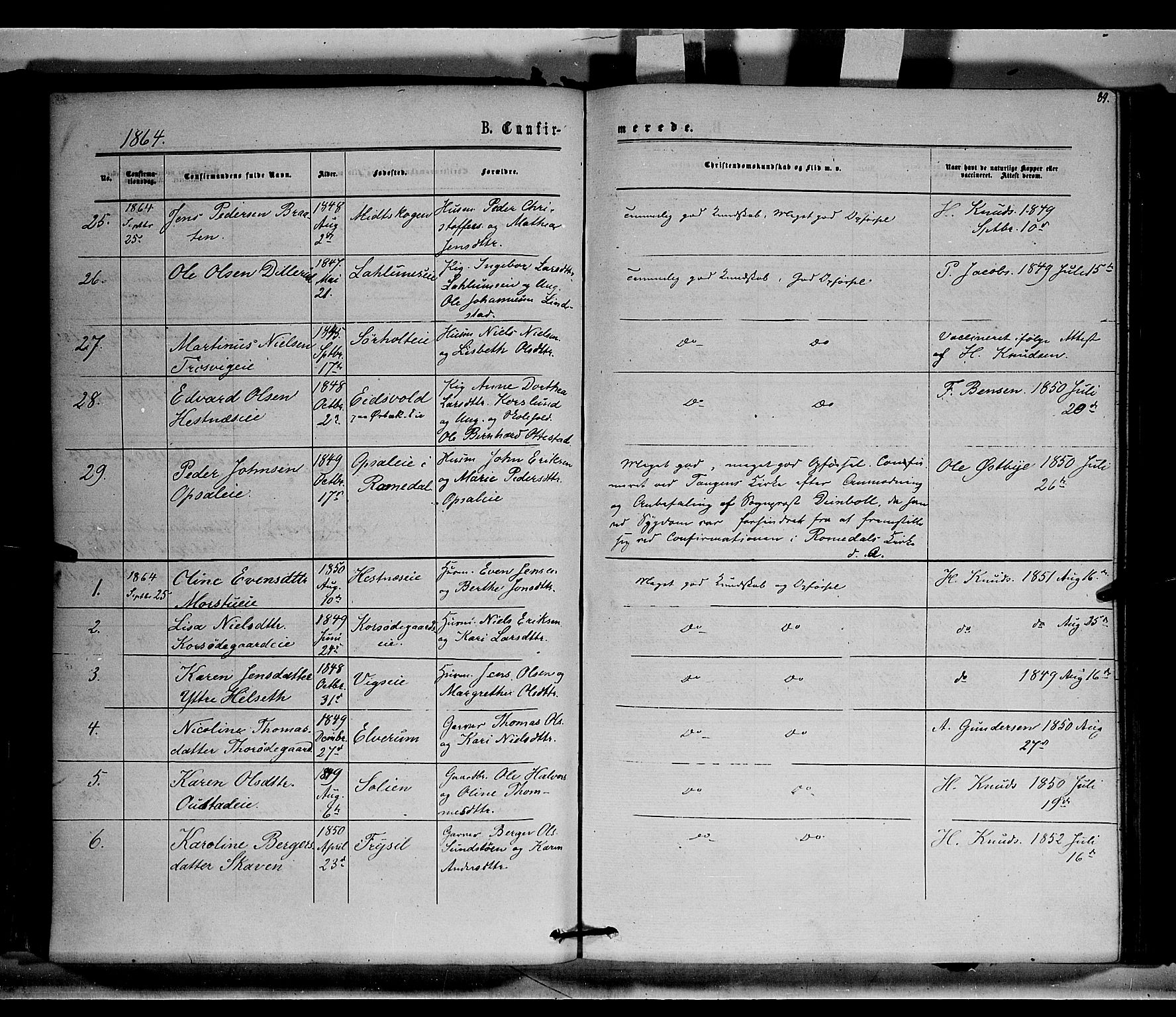 Stange prestekontor, AV/SAH-PREST-002/K/L0014: Parish register (official) no. 14, 1862-1879, p. 89