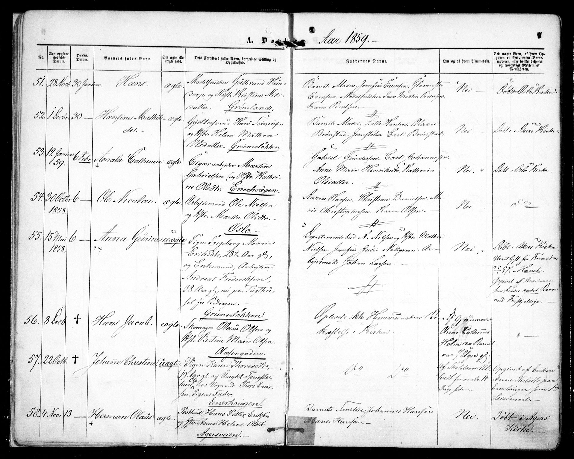 Grønland prestekontor Kirkebøker, AV/SAO-A-10848/F/Fa/L0001: Parish register (official) no. 1, 1859-1861, p. 7