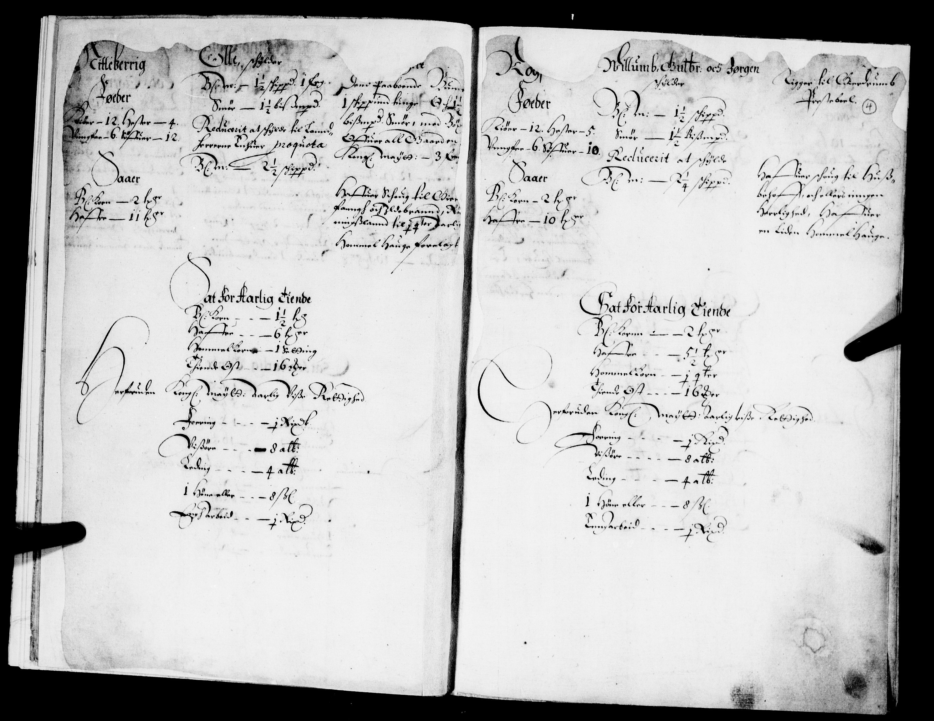 Rentekammeret inntil 1814, Realistisk ordnet avdeling, AV/RA-EA-4070/N/Nb/Nba/L0009: Øvre Romerike fogderi, 1. del, 1665, p. 3b-4a