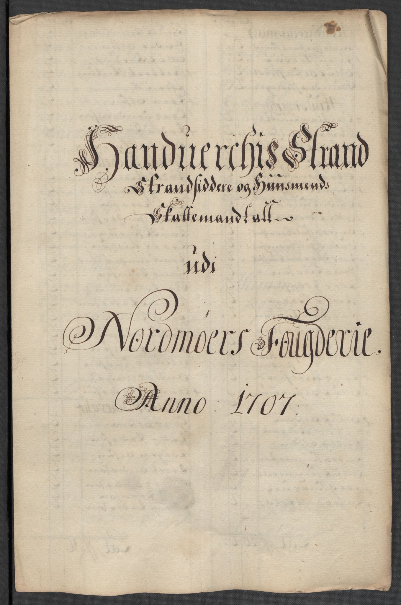 Rentekammeret inntil 1814, Reviderte regnskaper, Fogderegnskap, AV/RA-EA-4092/R56/L3742: Fogderegnskap Nordmøre, 1706-1707, p. 248