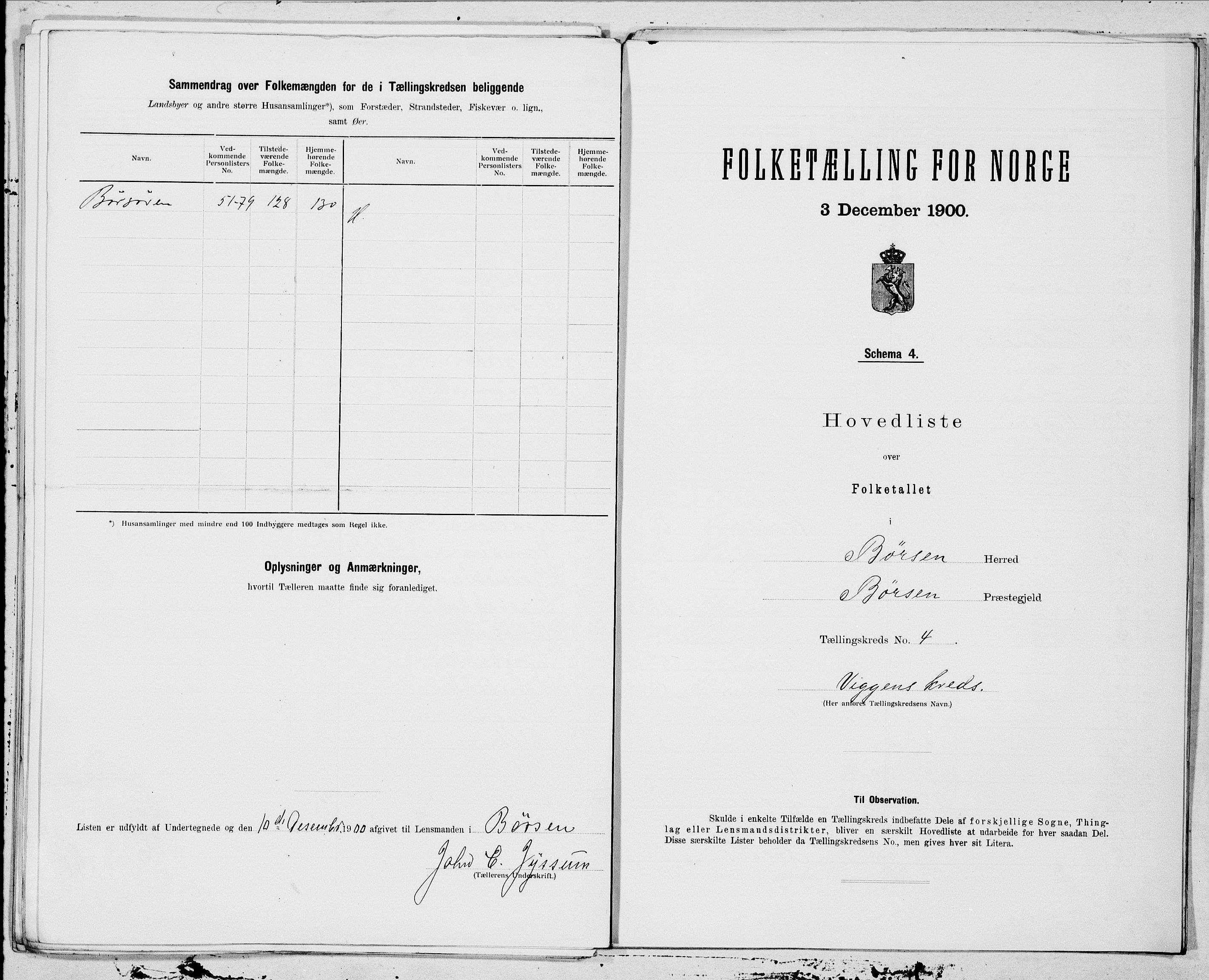 SAT, 1900 census for Børsa, 1900, p. 8