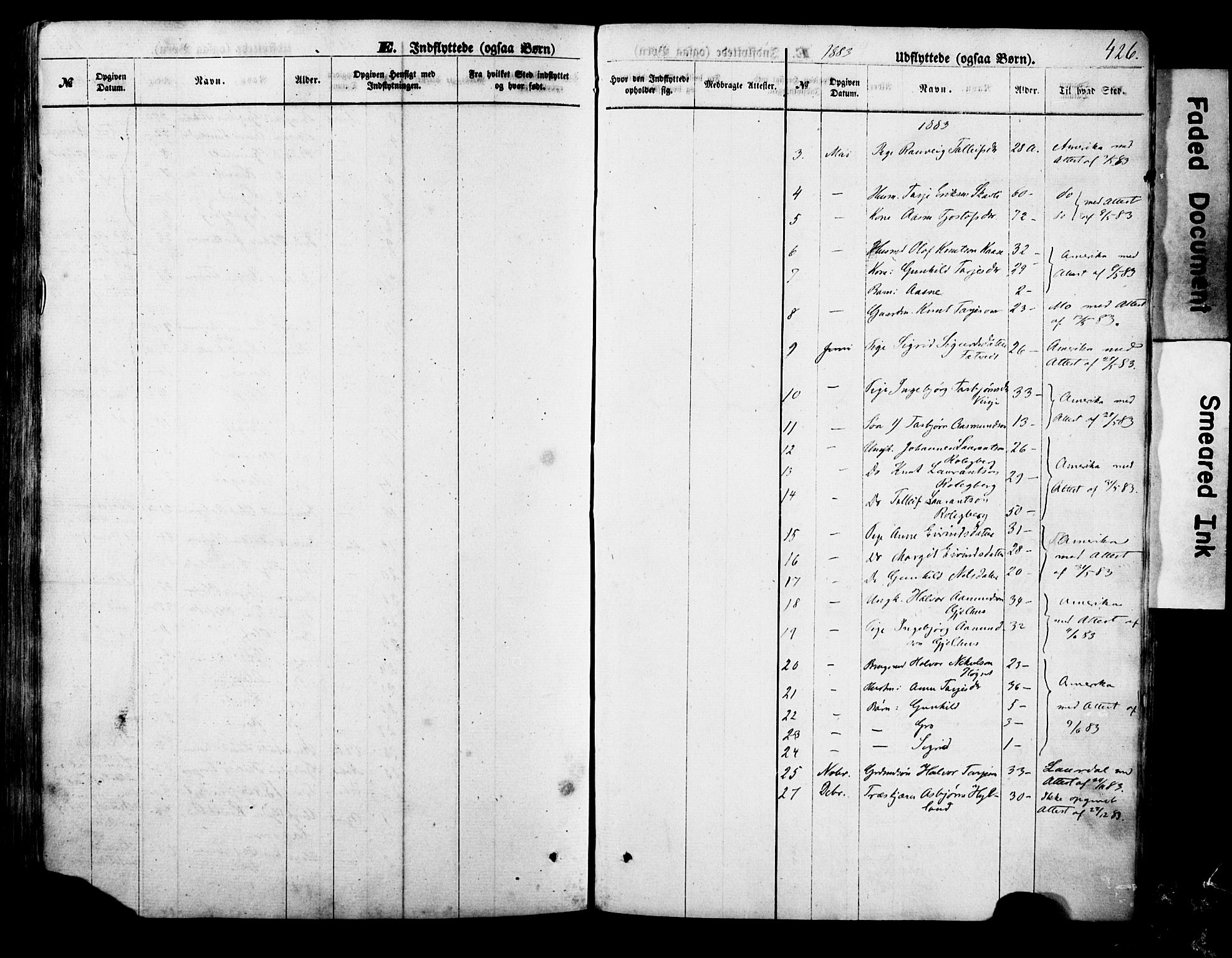 Vinje kirkebøker, SAKO/A-312/F/Fa/L0005: Parish register (official) no. I 5, 1870-1886, p. 426