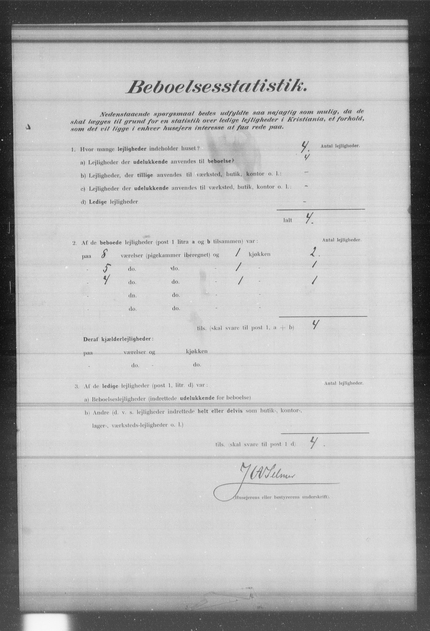 OBA, Municipal Census 1902 for Kristiania, 1902, p. 15508