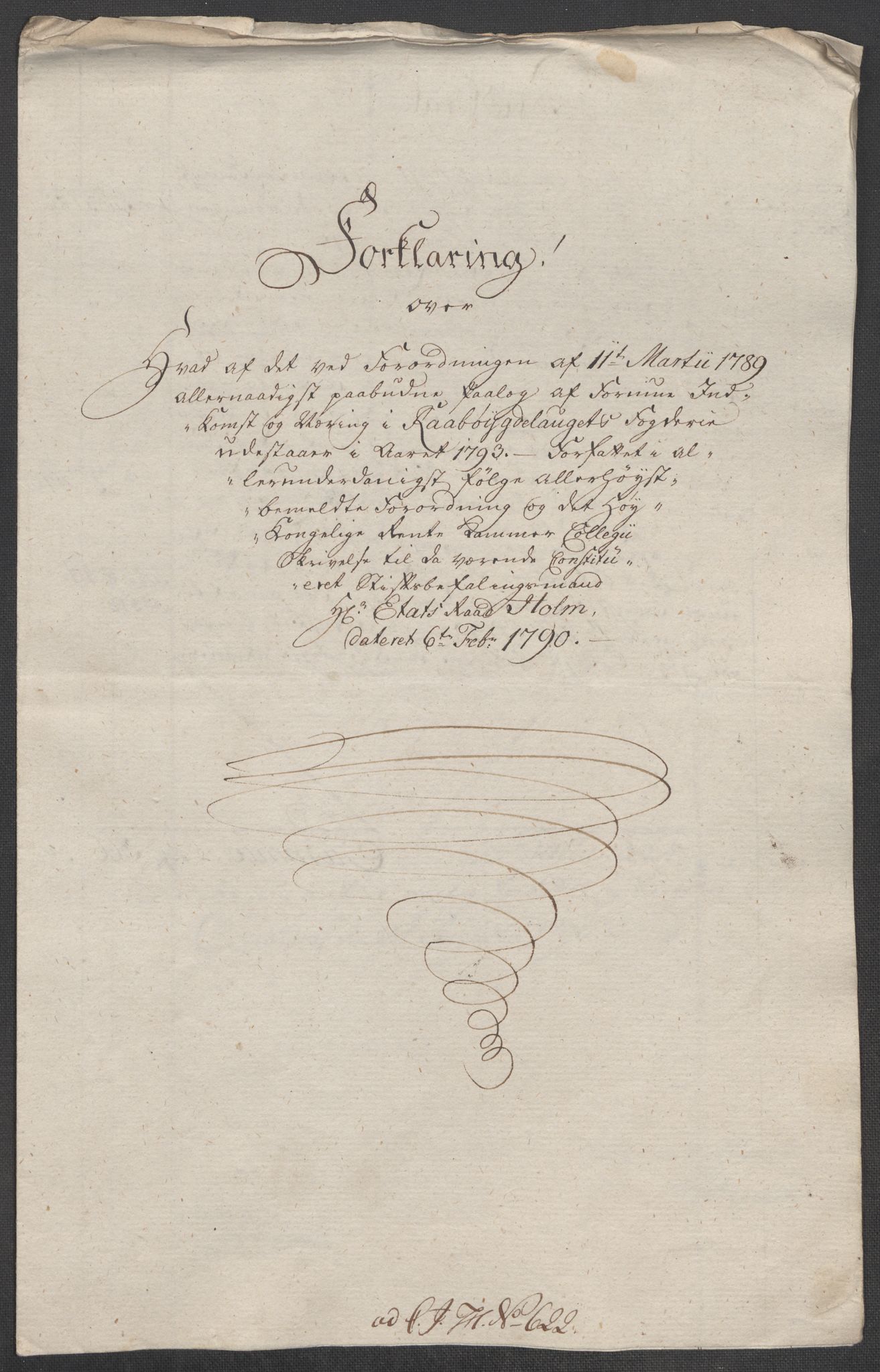 Rentekammeret inntil 1814, Reviderte regnskaper, Mindre regnskaper, AV/RA-EA-4068/Rf/Rfe/L0040: Ryfylke fogderi, Råbyggelaget fogderi, Salten fogderi, 1789, p. 206