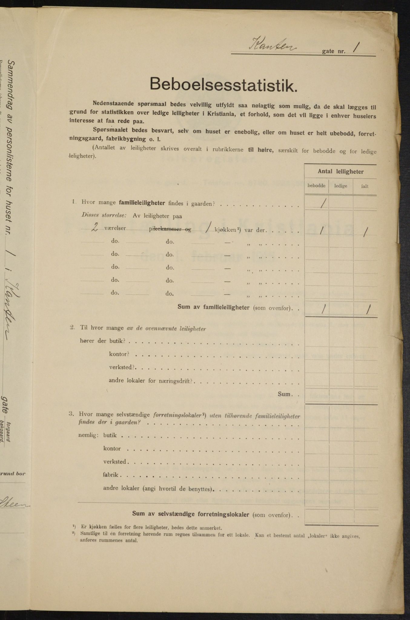 OBA, Municipal Census 1915 for Kristiania, 1915, p. 47642