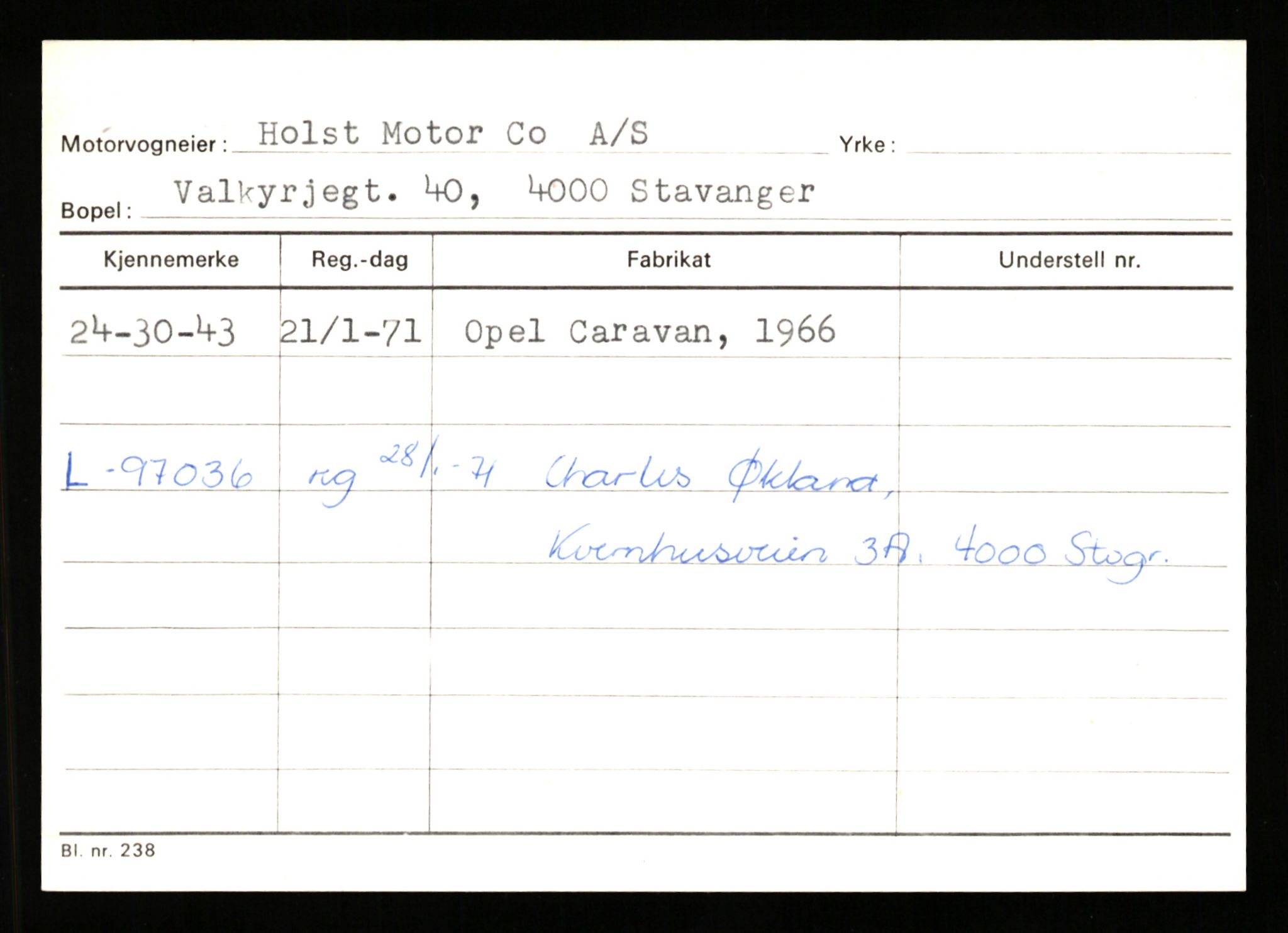 Stavanger trafikkstasjon, SAST/A-101942/0/G/L0011: Registreringsnummer: 240000 - 363477, 1930-1971, p. 143