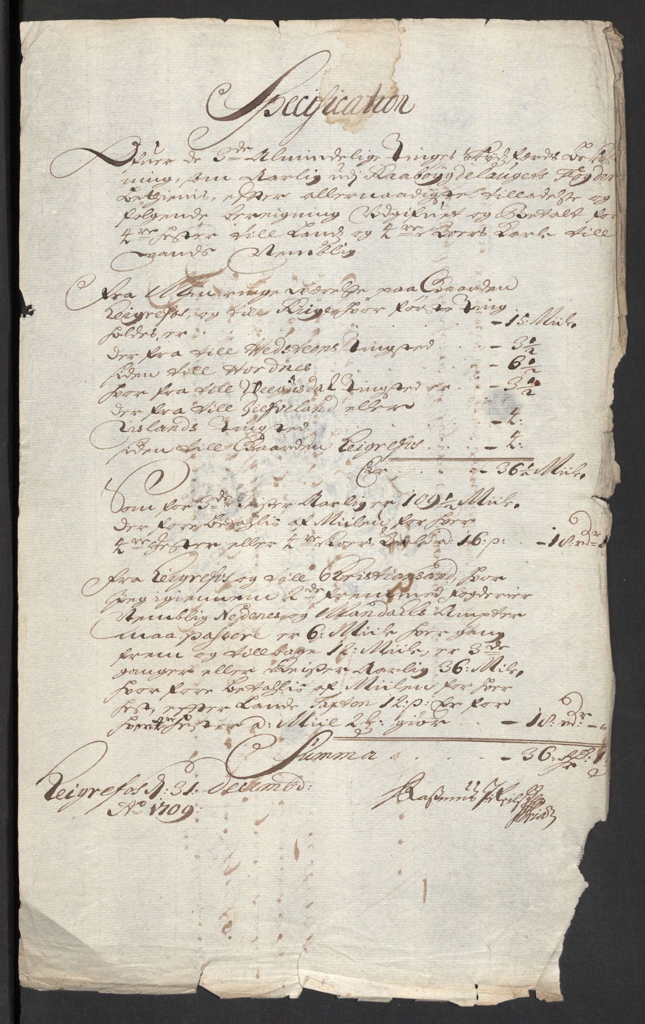 Rentekammeret inntil 1814, Reviderte regnskaper, Fogderegnskap, AV/RA-EA-4092/R40/L2449: Fogderegnskap Råbyggelag, 1709-1711, p. 96