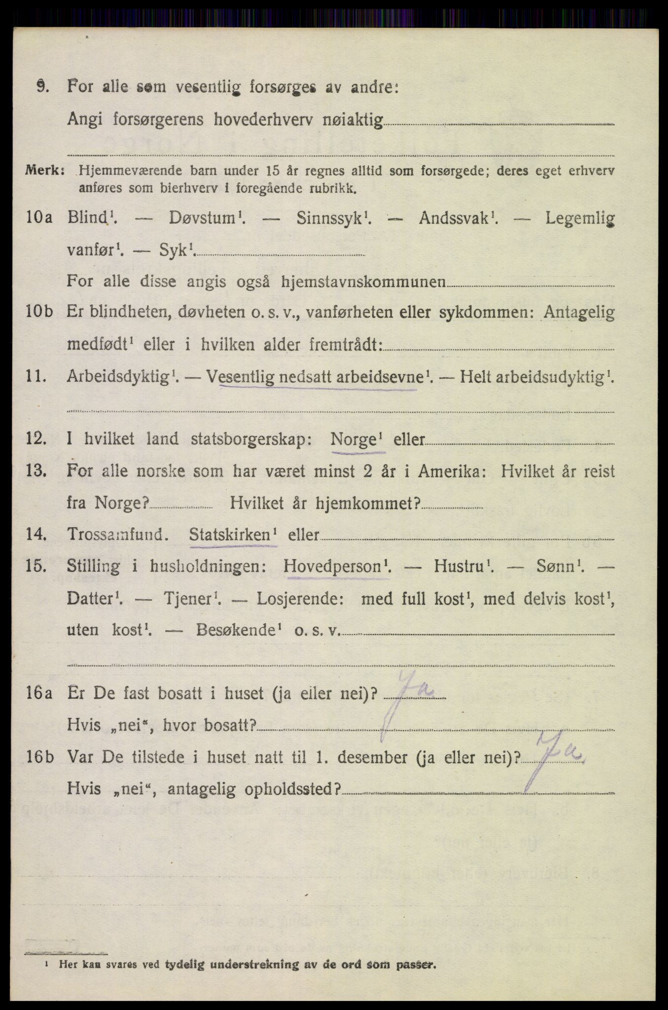 SAH, 1920 census for Østre Toten, 1920, p. 14979