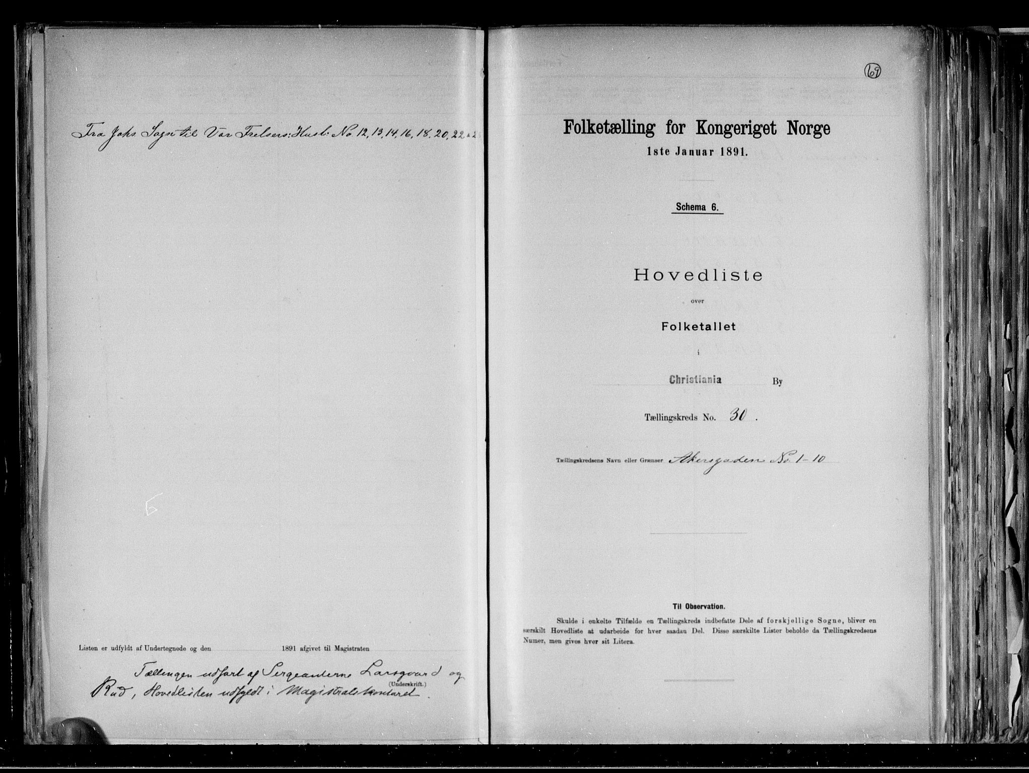 RA, 1891 census for 0301 Kristiania, 1891, p. 12955