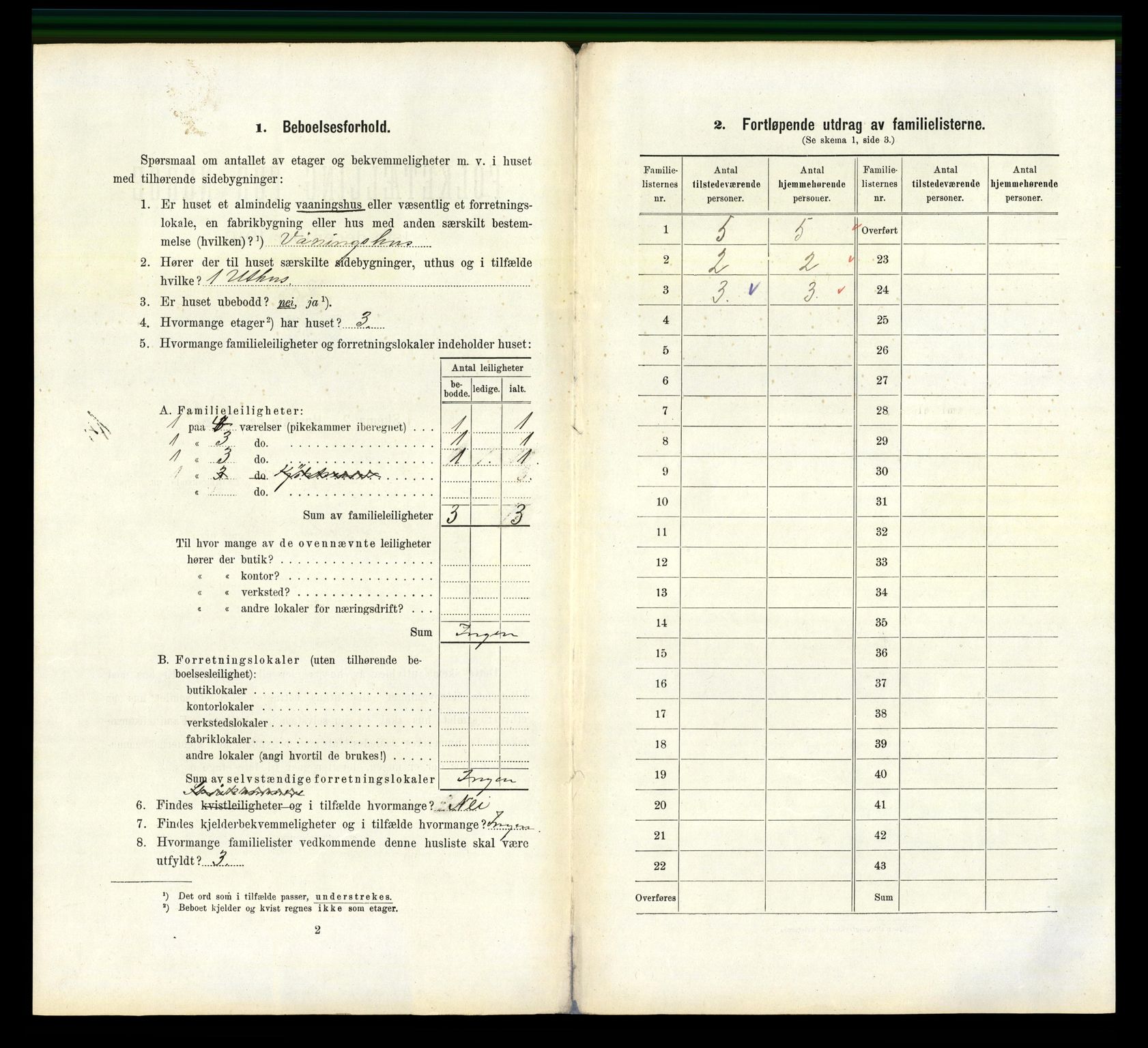 RA, 1910 census for Sandnes, 1910, p. 1453