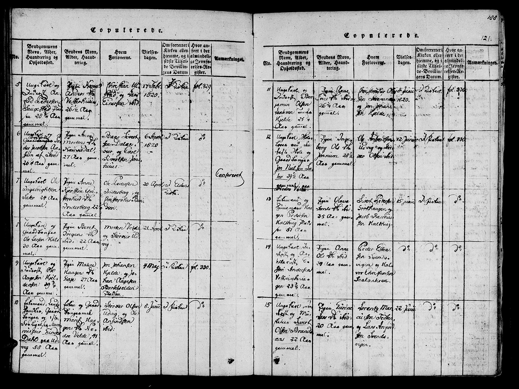 Ministerialprotokoller, klokkerbøker og fødselsregistre - Nord-Trøndelag, SAT/A-1458/741/L0387: Parish register (official) no. 741A03 /1, 1817-1822, p. 121