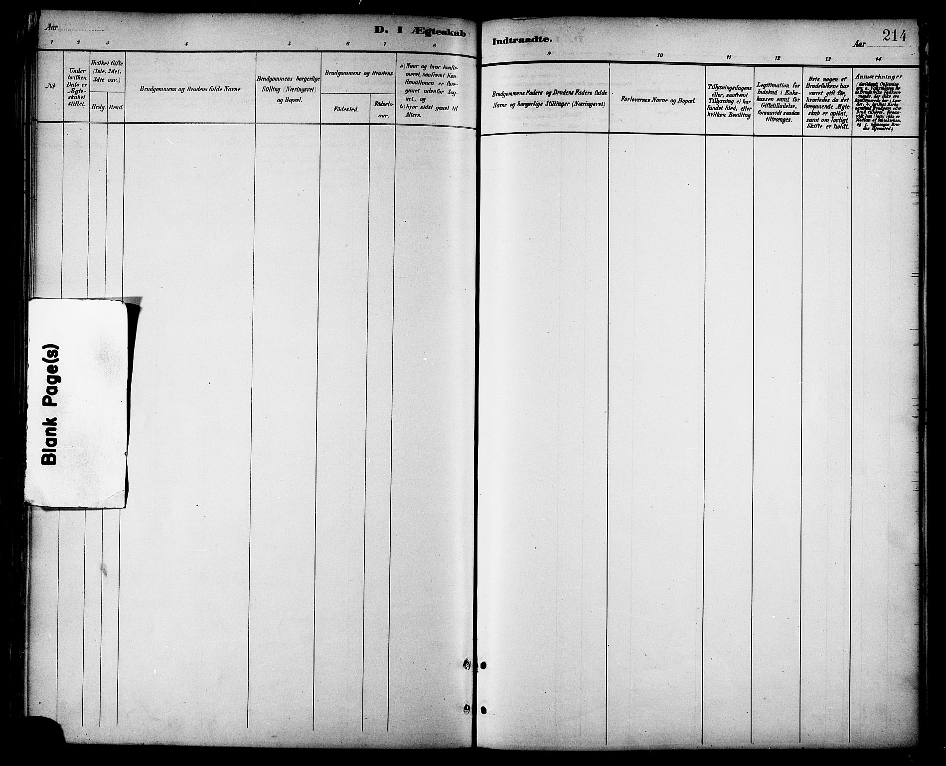 Ministerialprotokoller, klokkerbøker og fødselsregistre - Nordland, AV/SAT-A-1459/872/L1035: Parish register (official) no. 872A10, 1884-1896, p. 214