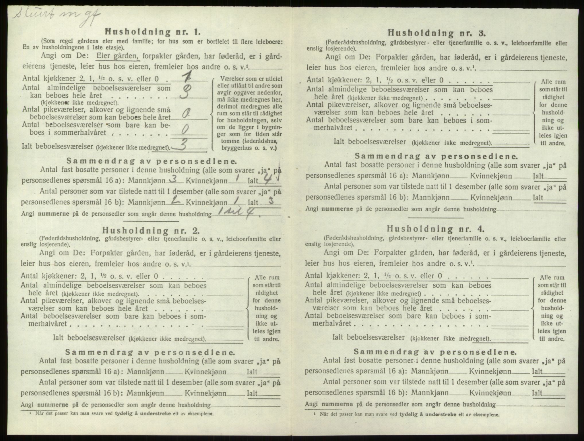 SAO, 1920 census for Hvaler, 1920, p. 981