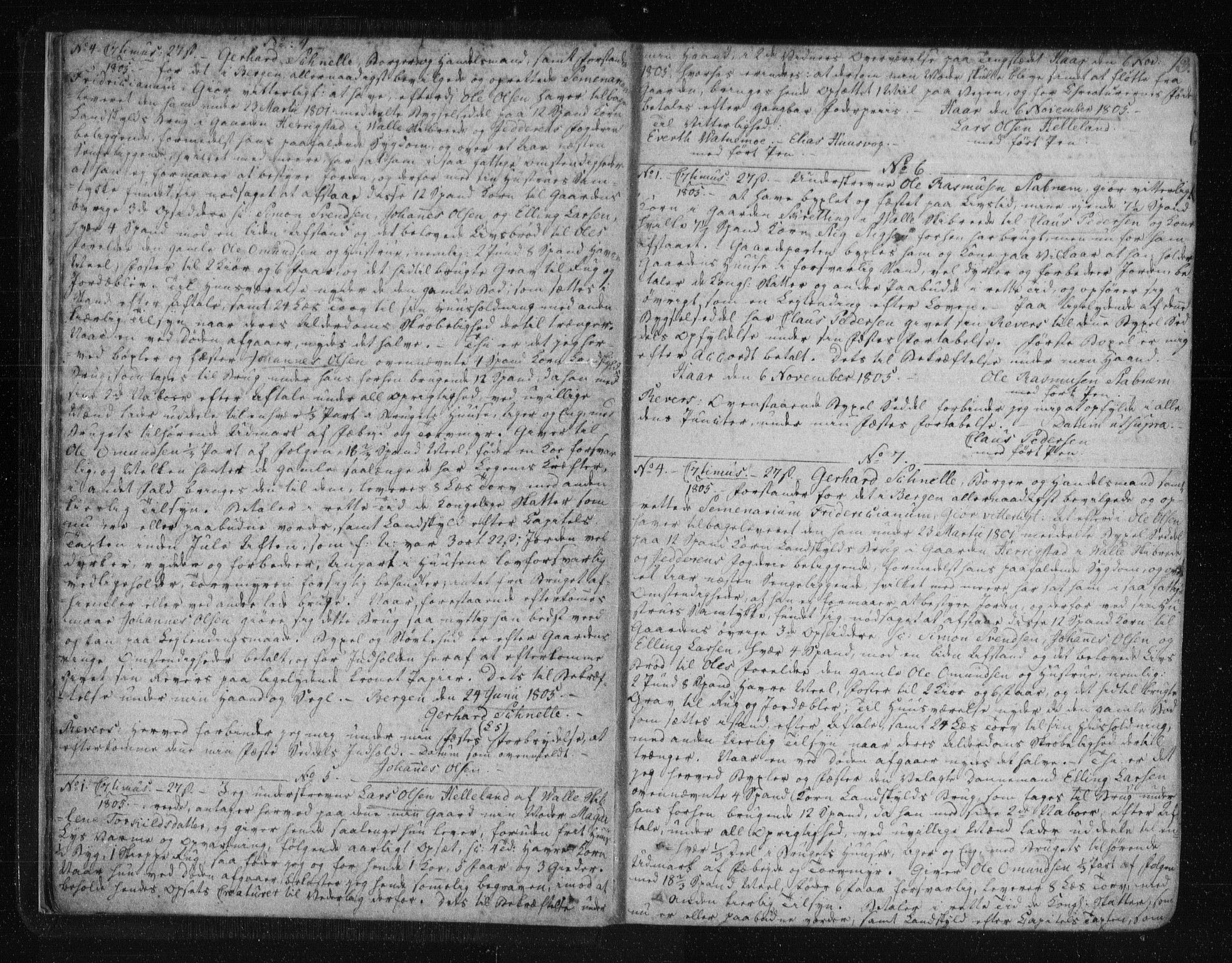 Jæren og Dalane sorenskriveri, AV/SAST-A-100306/4/41/41B/L0011: Mortgage book no. 8, 1805-1812, p. 13