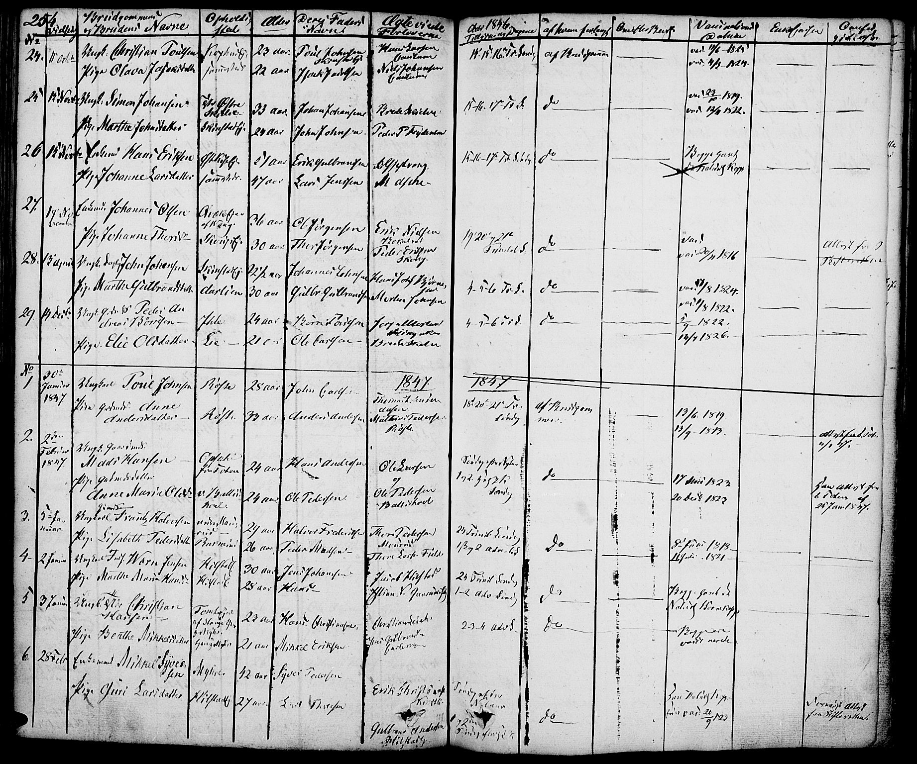 Nes prestekontor, Hedmark, SAH/PREST-020/K/Ka/L0003: Parish register (official) no. 3, 1827-1851, p. 254