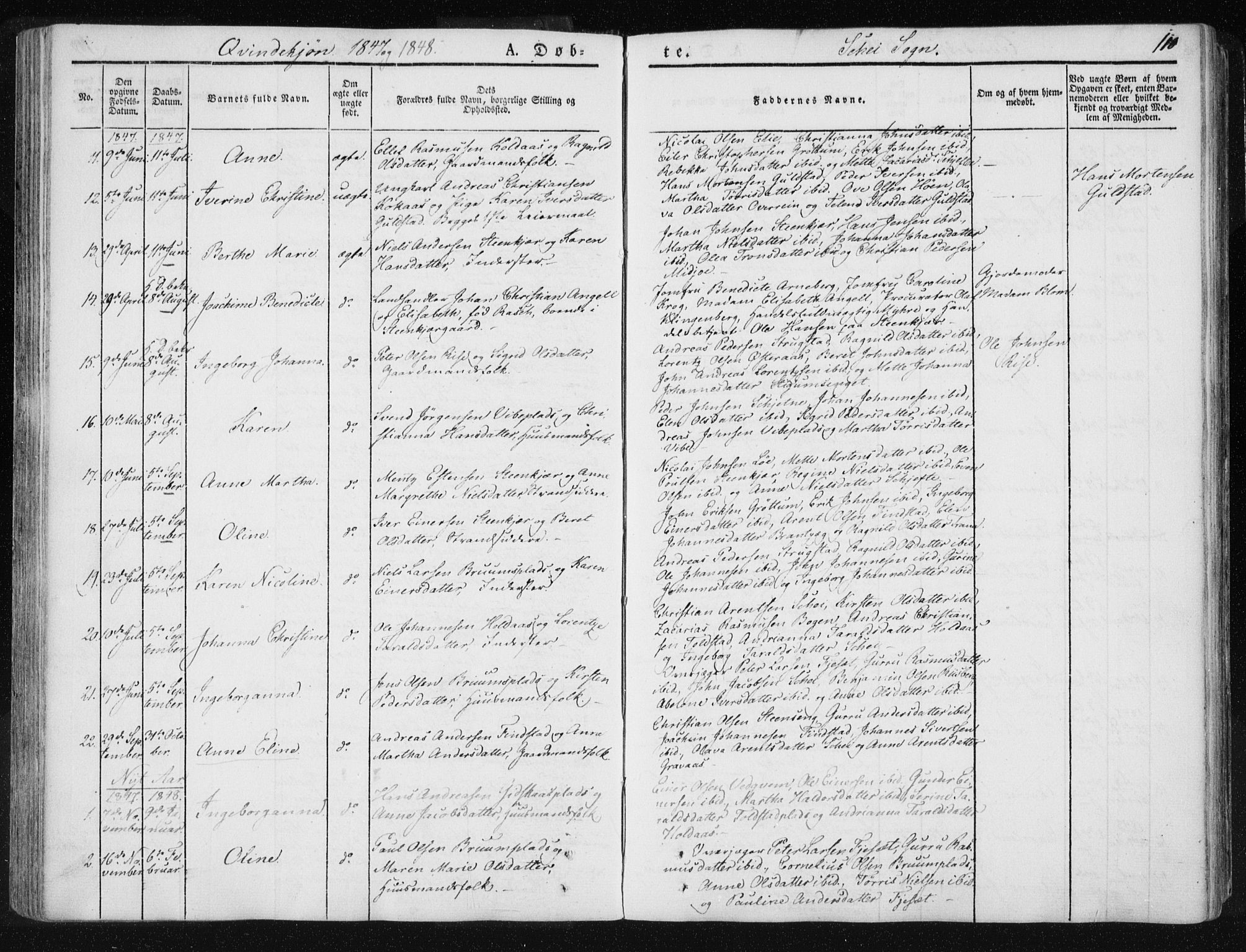 Ministerialprotokoller, klokkerbøker og fødselsregistre - Nord-Trøndelag, SAT/A-1458/735/L0339: Parish register (official) no. 735A06 /2, 1836-1848, p. 110