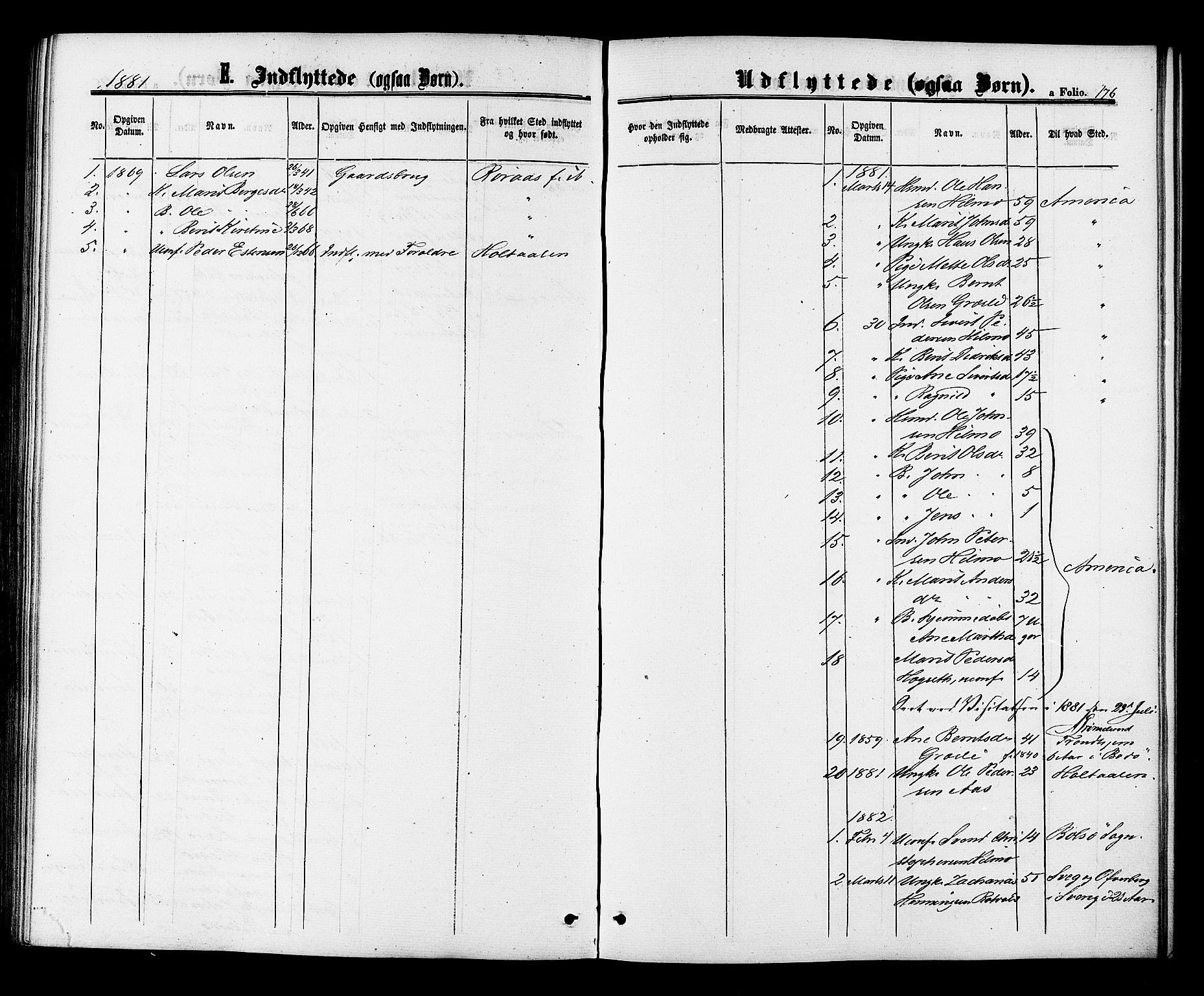 Ministerialprotokoller, klokkerbøker og fødselsregistre - Sør-Trøndelag, SAT/A-1456/698/L1163: Parish register (official) no. 698A01, 1862-1887, p. 176