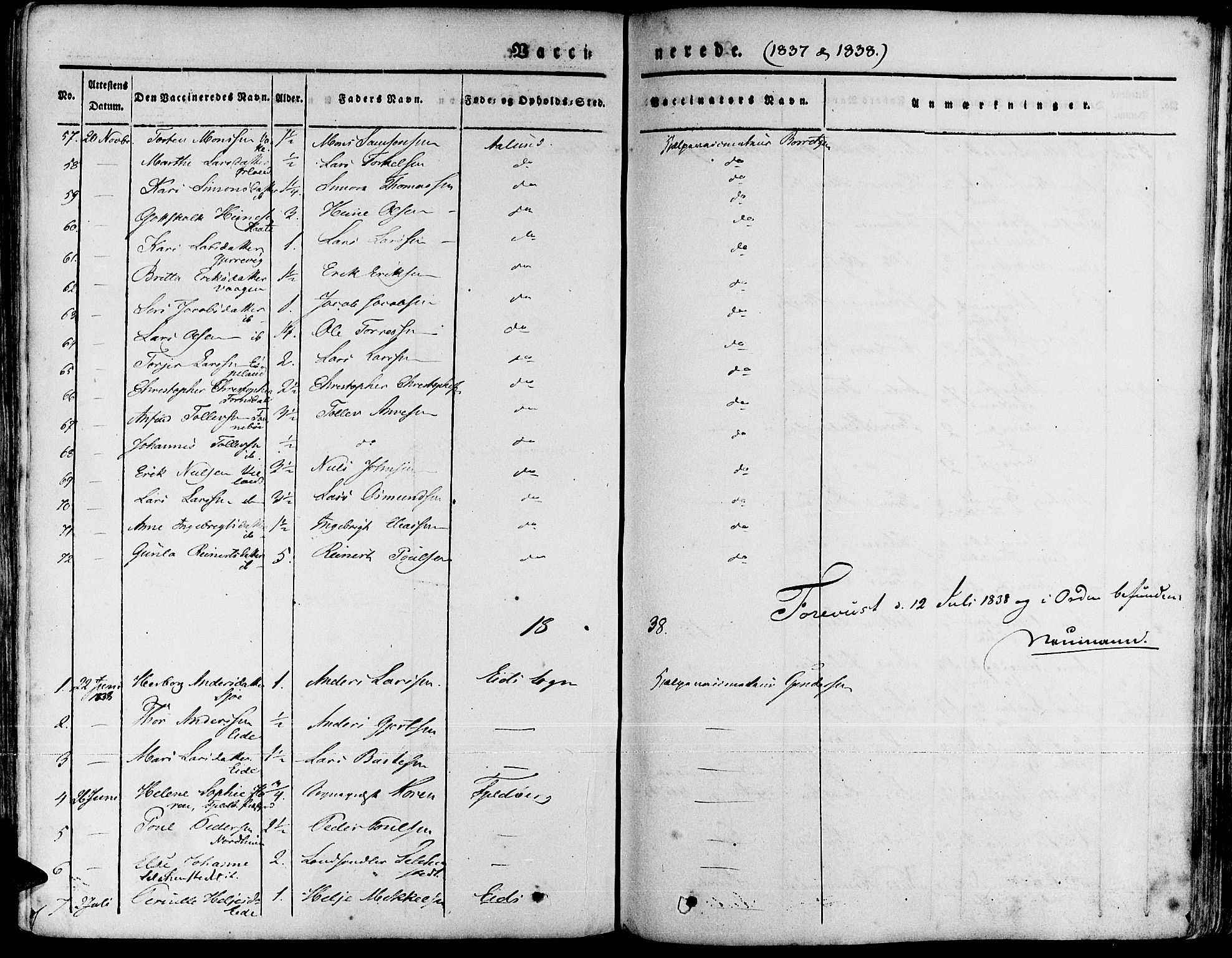 Fjelberg sokneprestembete, AV/SAB-A-75201/H/Haa: Parish register (official) no. A 6, 1835-1851, p. 416