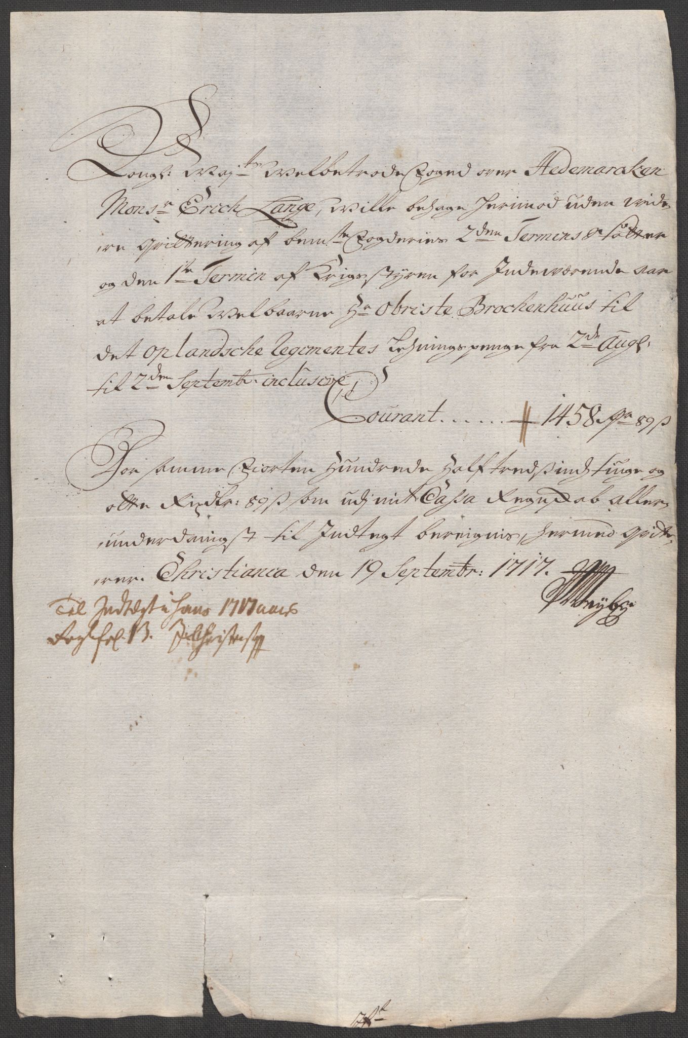 Rentekammeret inntil 1814, Reviderte regnskaper, Fogderegnskap, RA/EA-4092/R16/L1056: Fogderegnskap Hedmark, 1717, p. 407