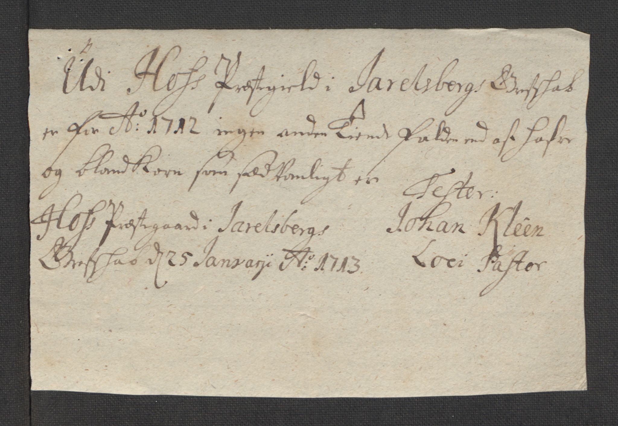 Rentekammeret inntil 1814, Reviderte regnskaper, Fogderegnskap, AV/RA-EA-4092/R32/L1877: Fogderegnskap Jarlsberg grevskap, 1712, p. 131