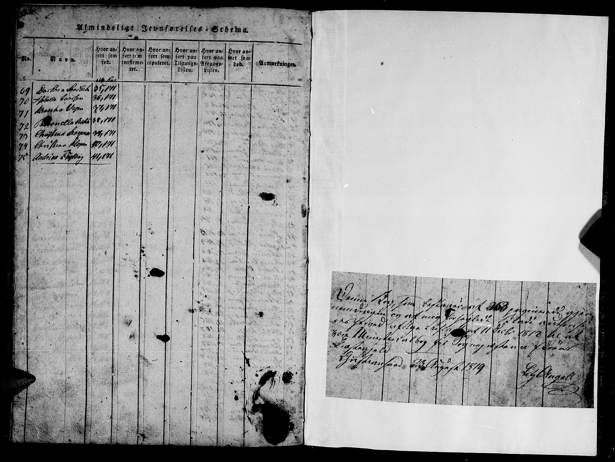 Ministerialprotokoller, klokkerbøker og fødselsregistre - Møre og Romsdal, AV/SAT-A-1454/581/L0933: Parish register (official) no. 581A03 /1, 1819-1836, p. 726-727