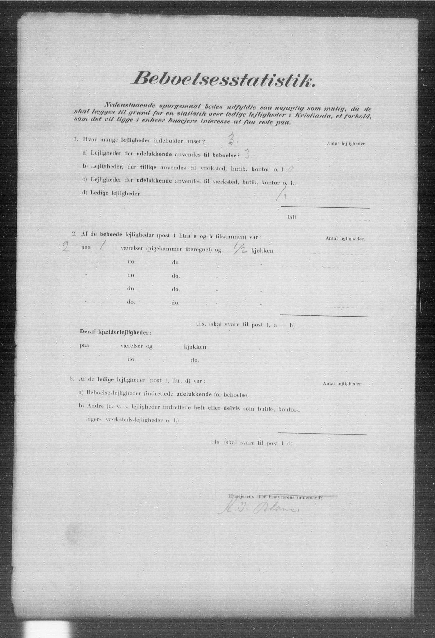 OBA, Municipal Census 1902 for Kristiania, 1902, p. 22045