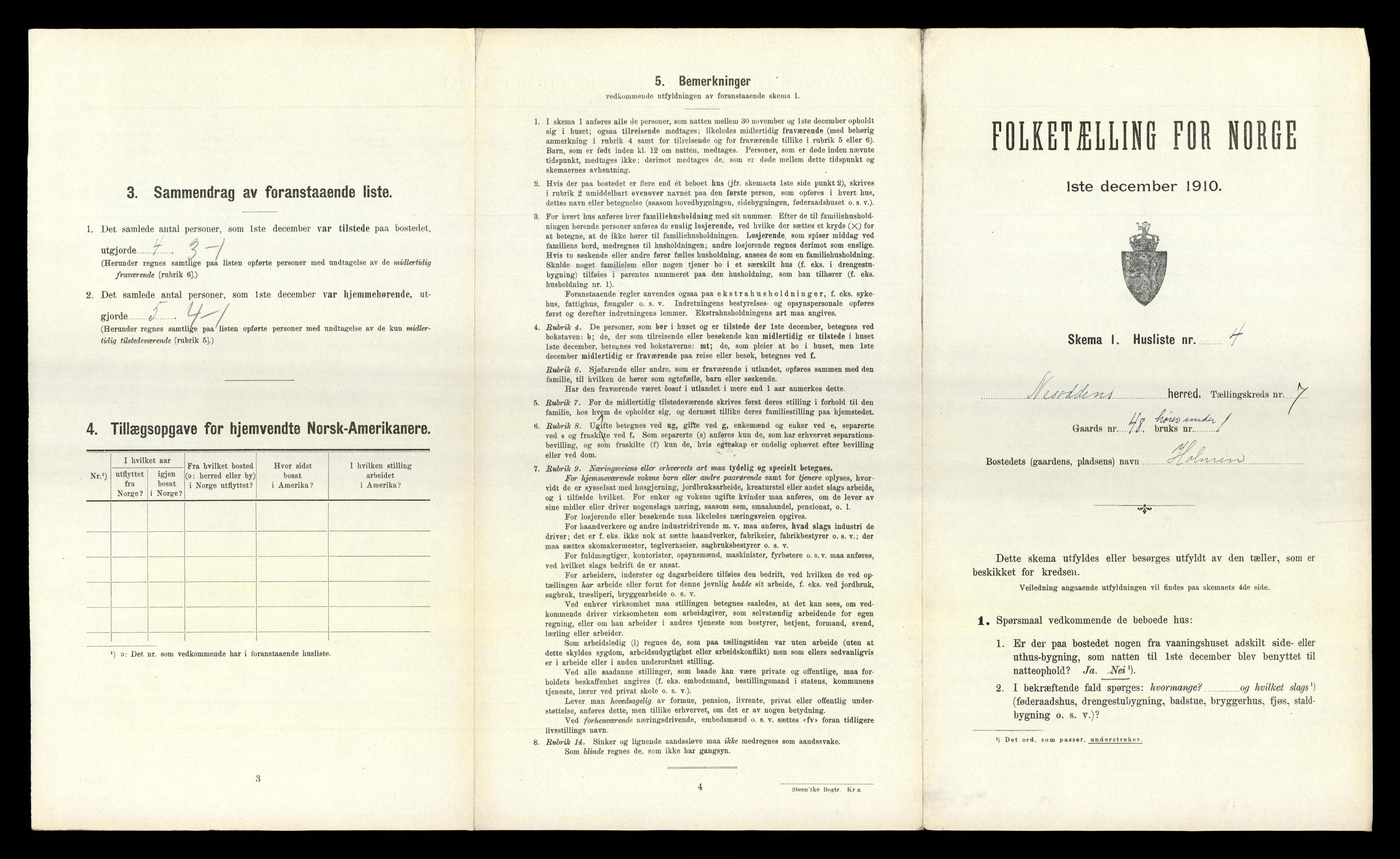 RA, 1910 census for Nesodden, 1910, p. 800