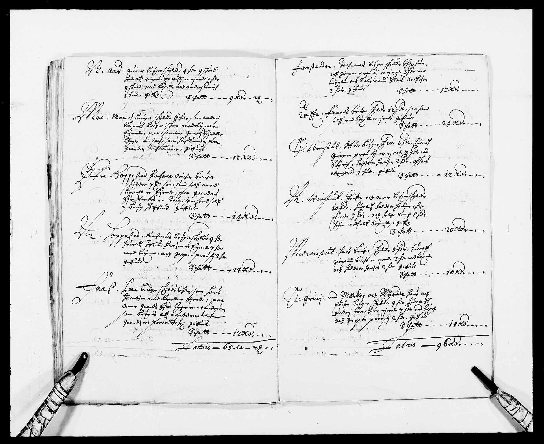 Rentekammeret inntil 1814, Reviderte regnskaper, Fogderegnskap, AV/RA-EA-4092/R34/L2042: Fogderegnskap Bamble, 1673-1675, p. 32