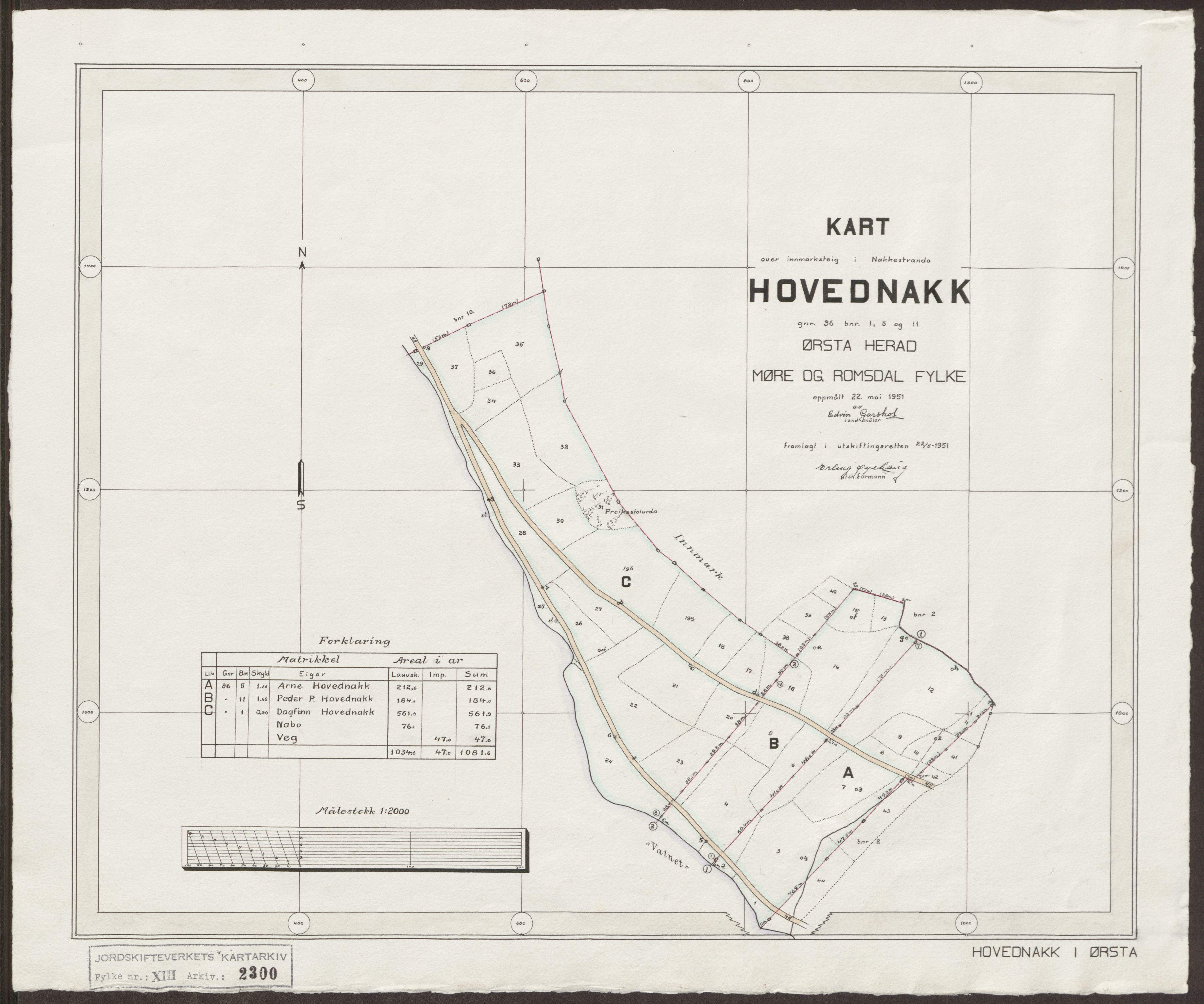 Jordskifteverkets kartarkiv, RA/S-3929/T, 1859-1988, p. 2852