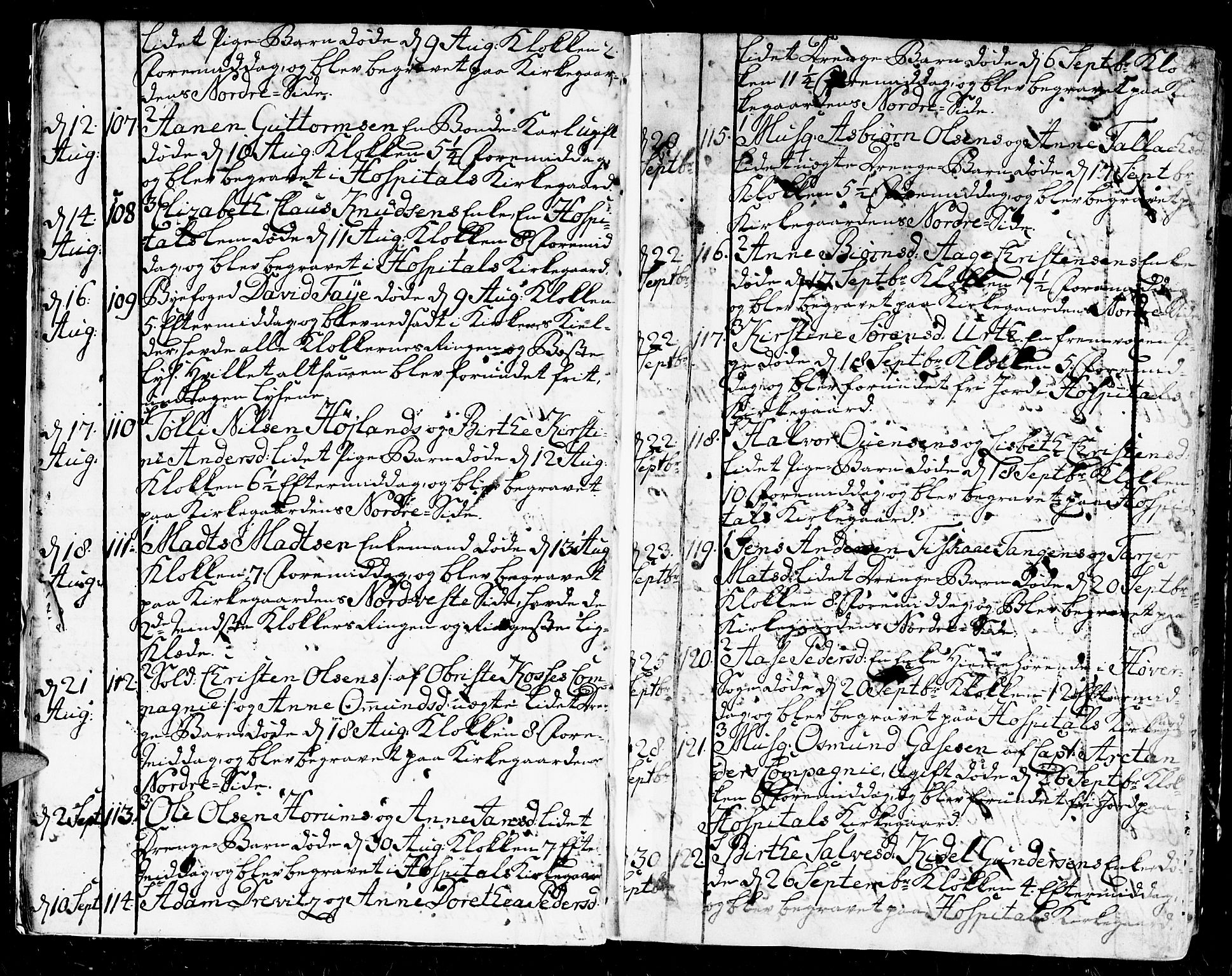 Kristiansand domprosti, AV/SAK-1112-0006/F/Fa/L0004: Parish register (official) no. A 4, 1762-1794, p. 7