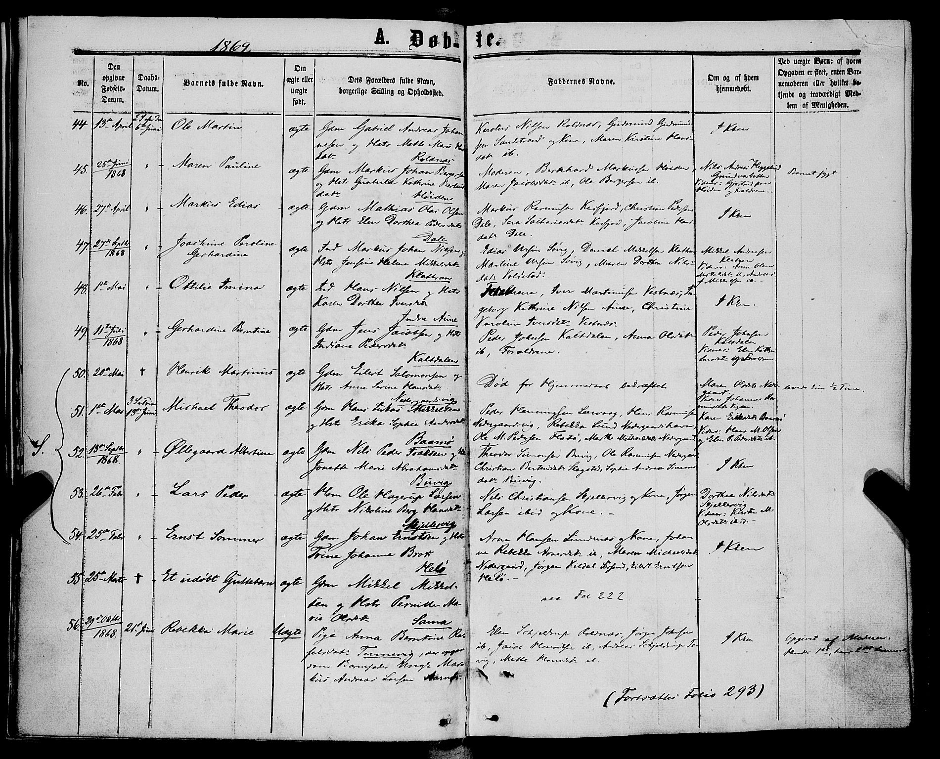 Trondenes sokneprestkontor, AV/SATØ-S-1319/H/Ha/L0012kirke: Parish register (official) no. 12, 1863-1870, p. 113