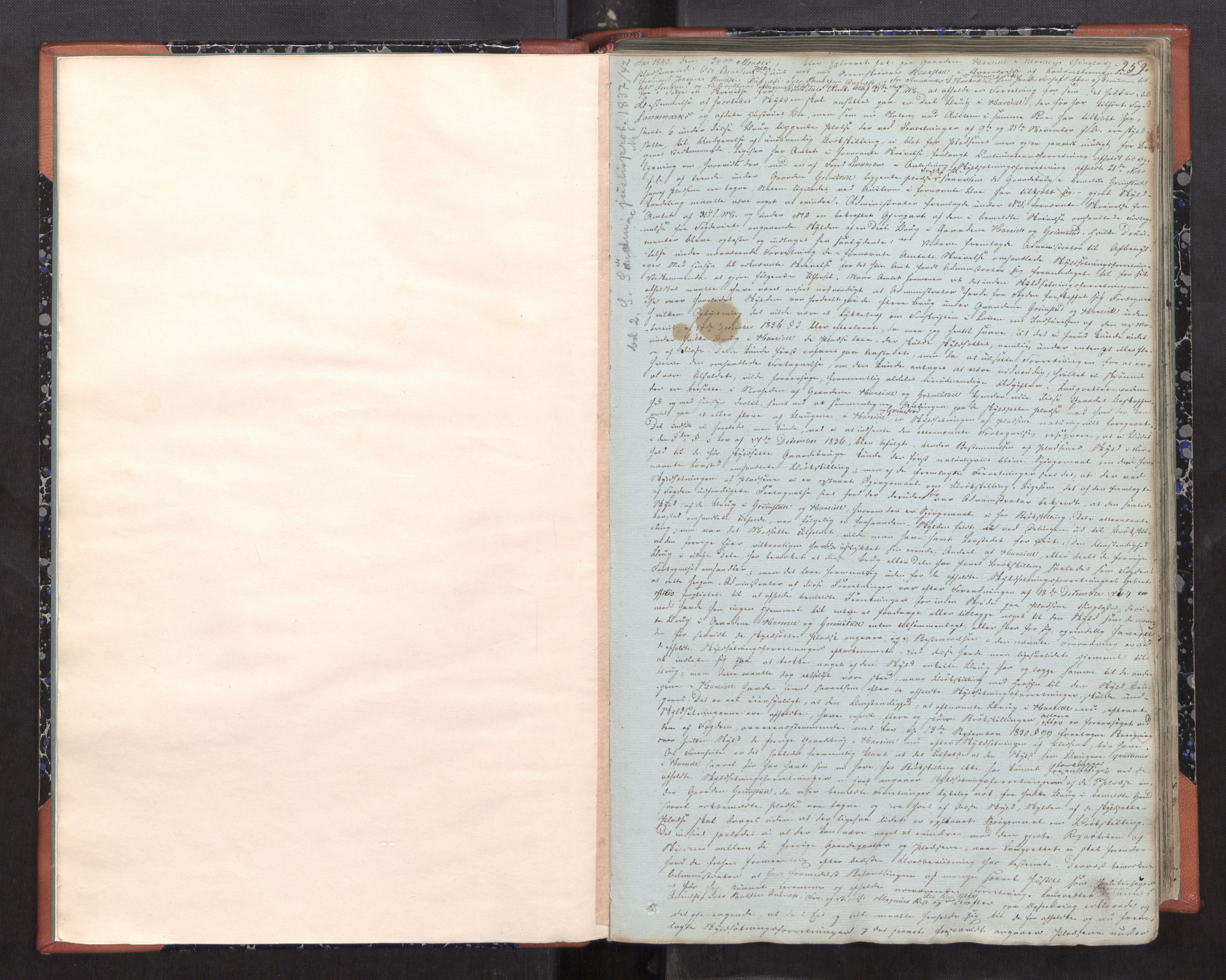 Søre Sunnmøre sorenskriveri, SAT/A-4122/1/1/1A/L0007: Tingbok, 1840-1842, p. 259a