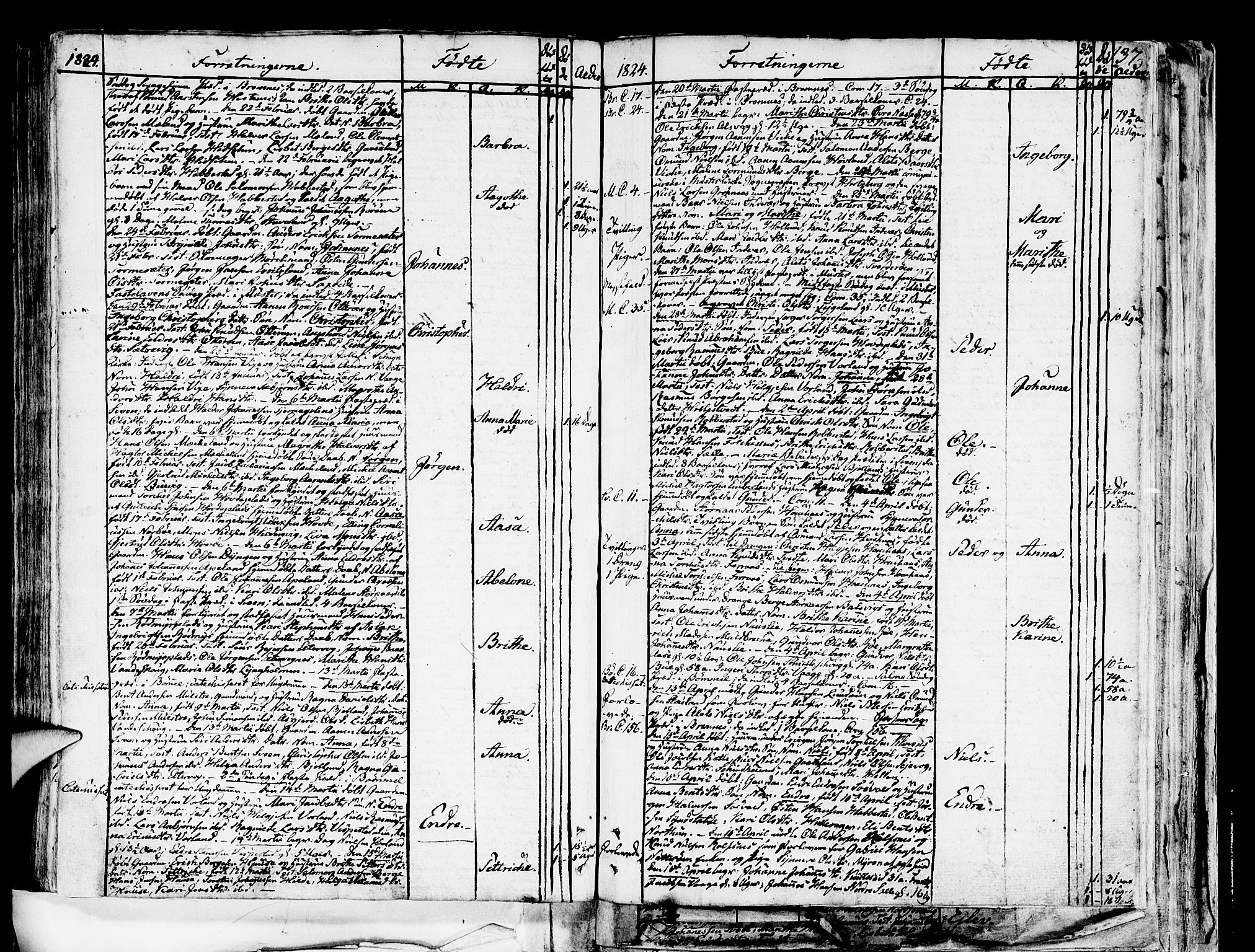 Finnås sokneprestembete, SAB/A-99925/H/Ha/Haa/Haaa/L0004: Parish register (official) no. A 4, 1804-1830, p. 137