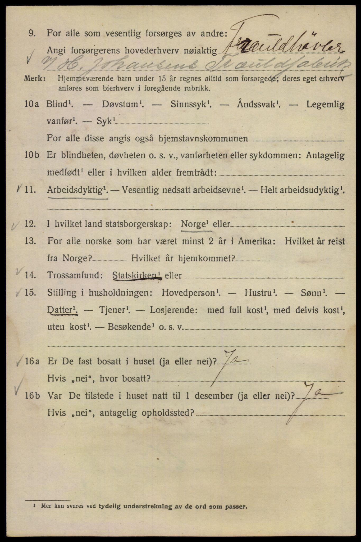 SAO, 1920 census for Kristiania, 1920, p. 429182